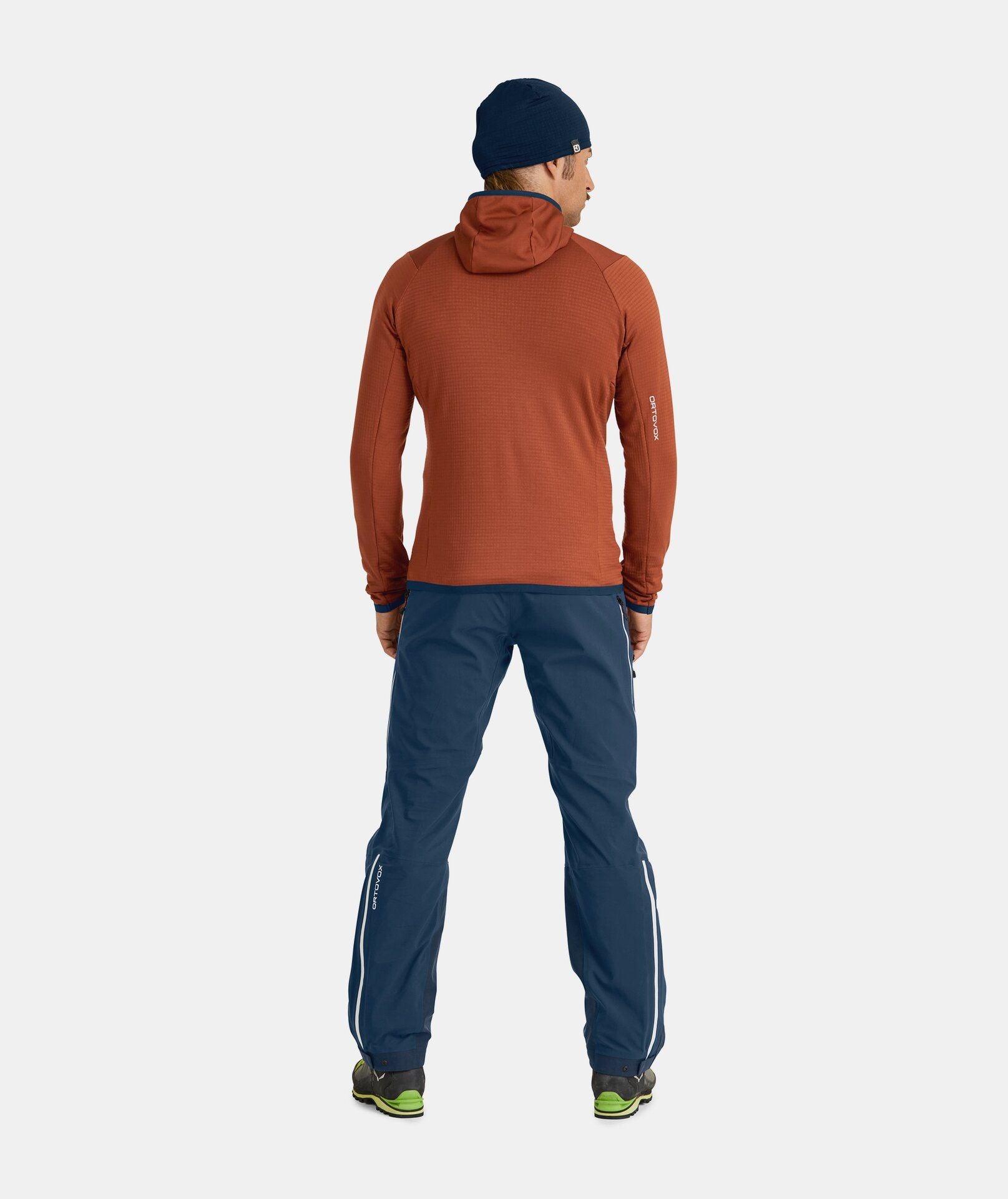Ortovox | Maglia Fleece Grid Hoody Uomo Deep Ocean - Fabbrica Ski Sises