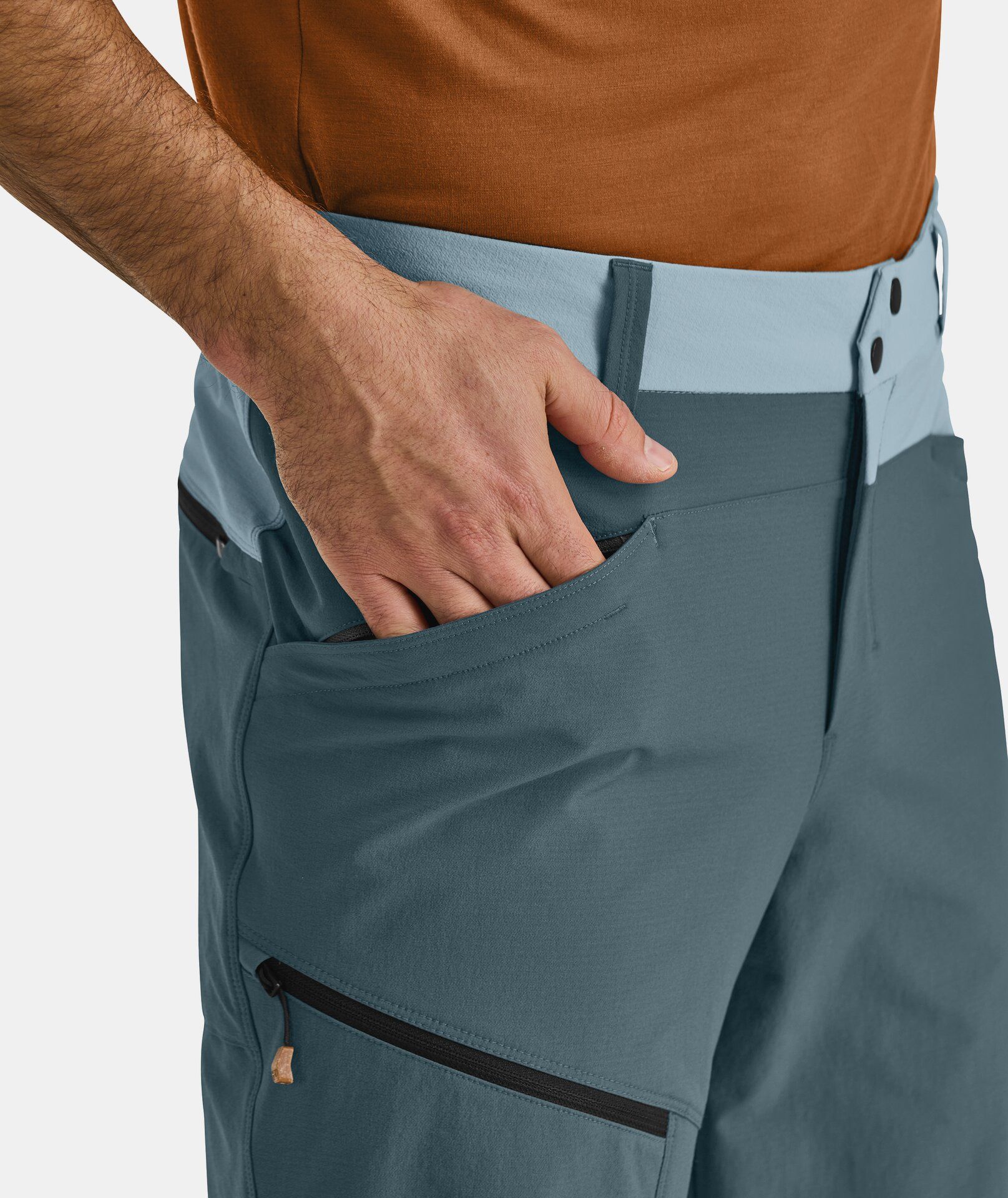 Ortovox | Pantaloni Mondeval Uomo Dark Wild Herbs - Fabbrica Ski Sises