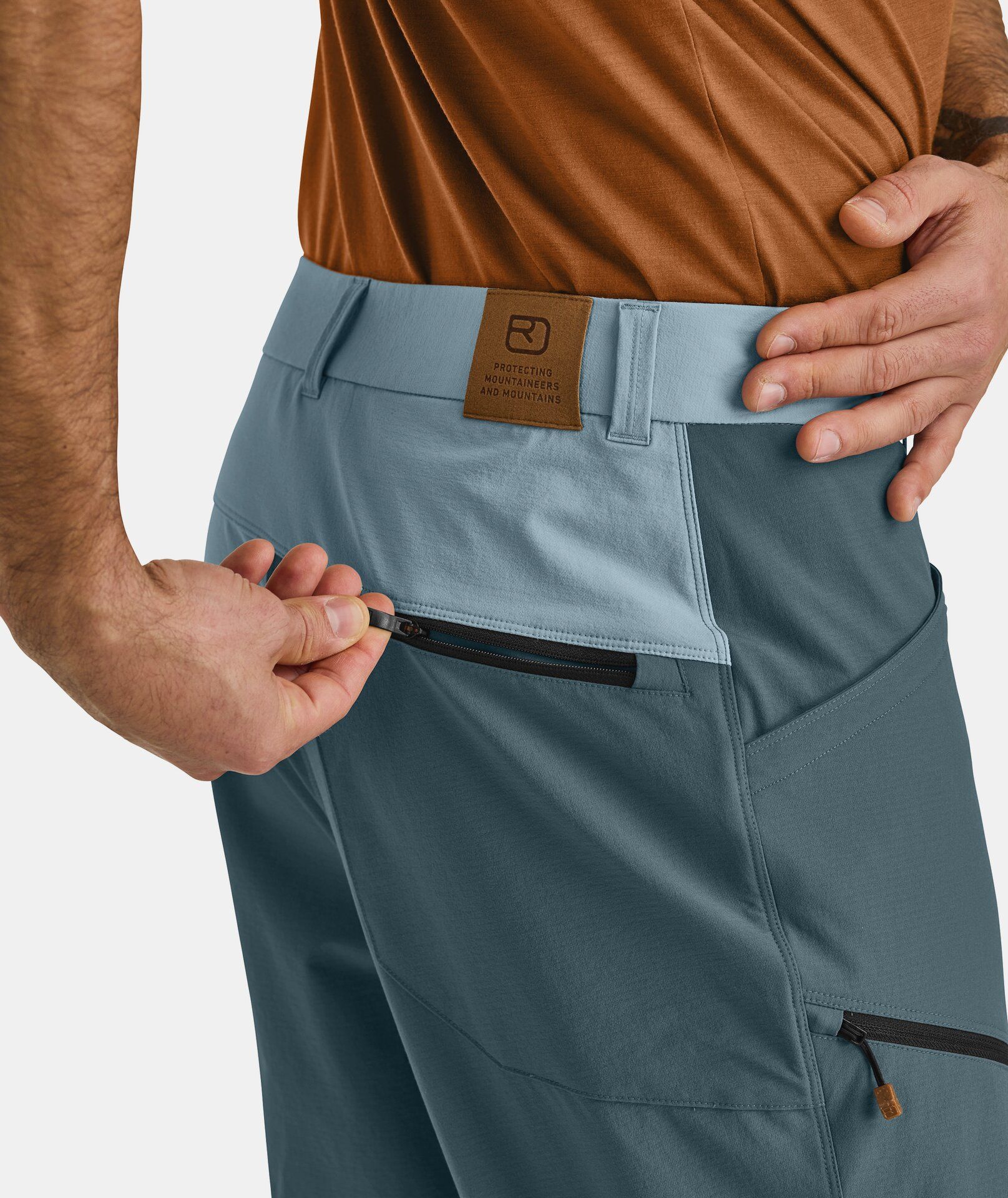 Ortovox | Pantaloni Mondeval Uomo Dark Wild Herbs - Fabbrica Ski Sises