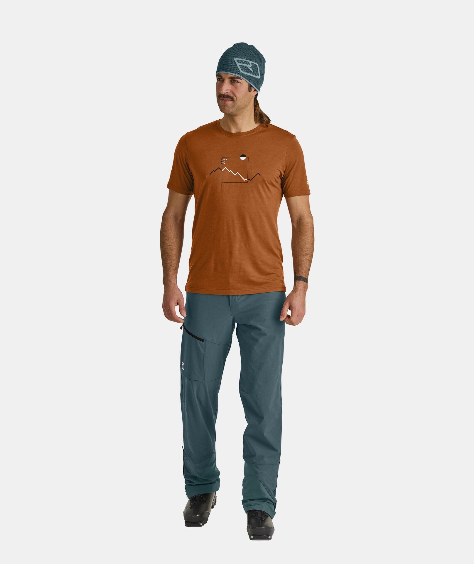 Ortovox | Pantaloni Mondeval Uomo Dark Wild Herbs - Fabbrica Ski Sises
