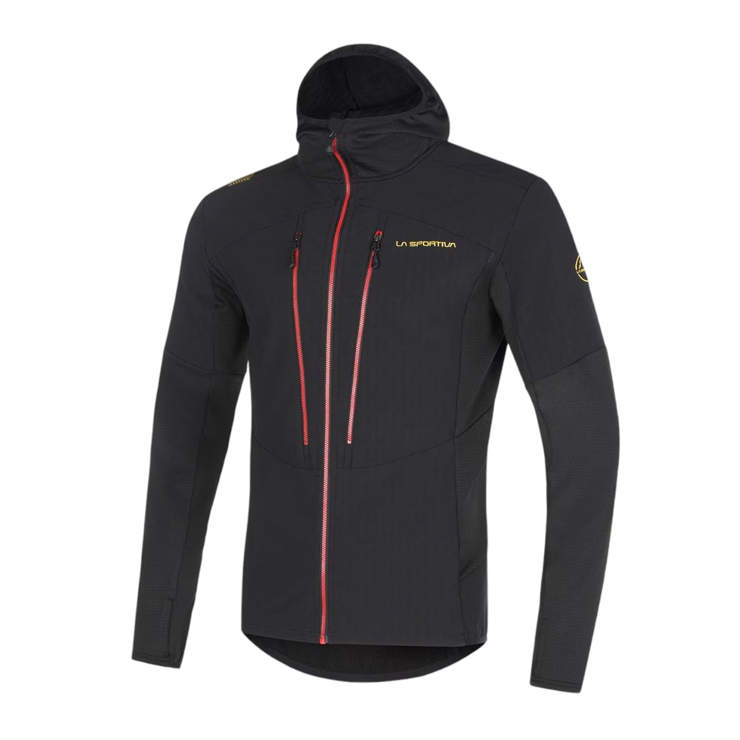 La Sportiva | Maglia Session Tech Hoody Uomo Black - Fabbrica Ski Sises
