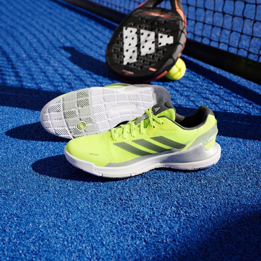 Adidas | Scarpe Crazyquick Padel Uomo Lucid Lemon/Core Black/Silver Metallic - Fabbrica Ski Sises