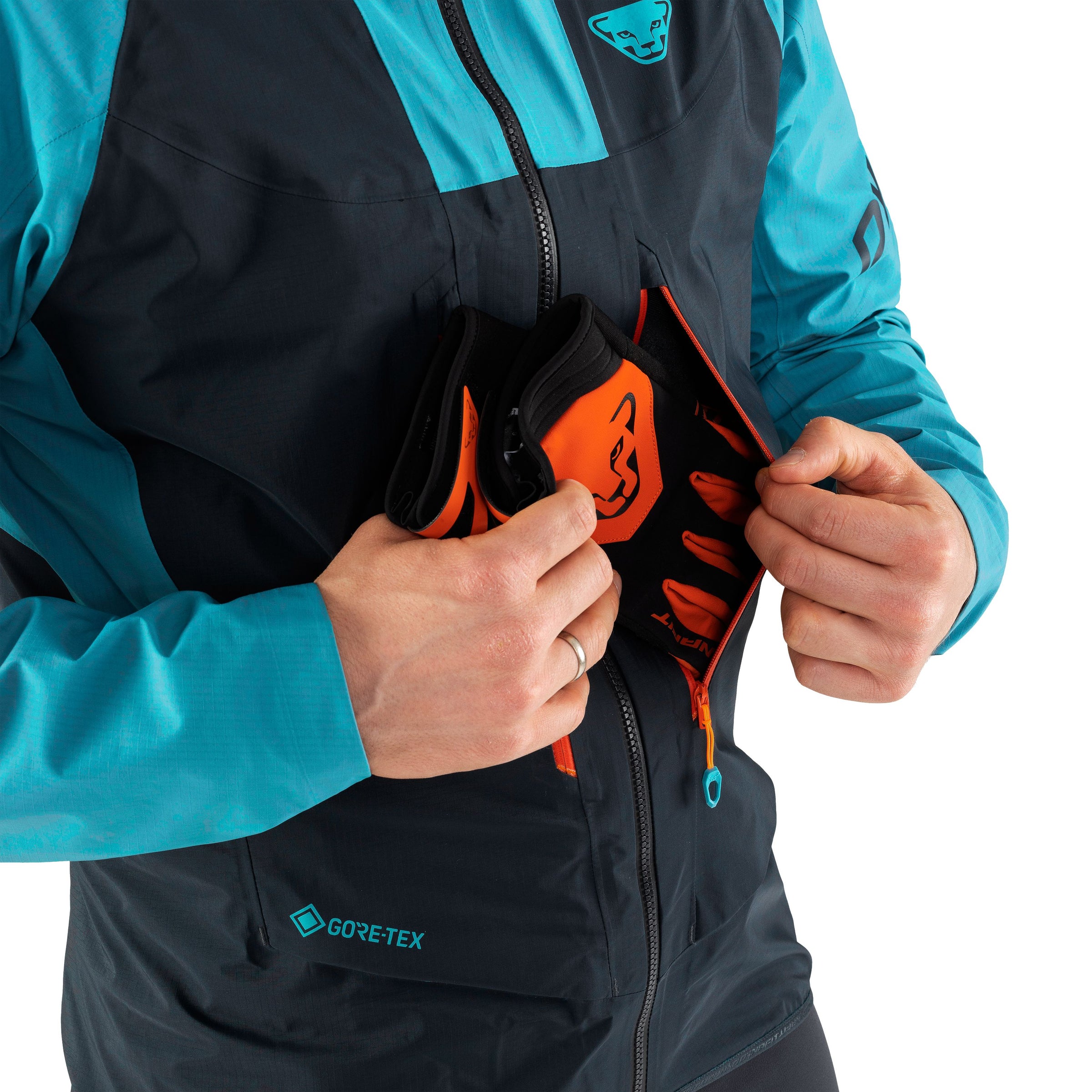 Dynafit | Giacca TLT Gore-Tex Uomo Storm Blue - Fabbrica Ski Sises