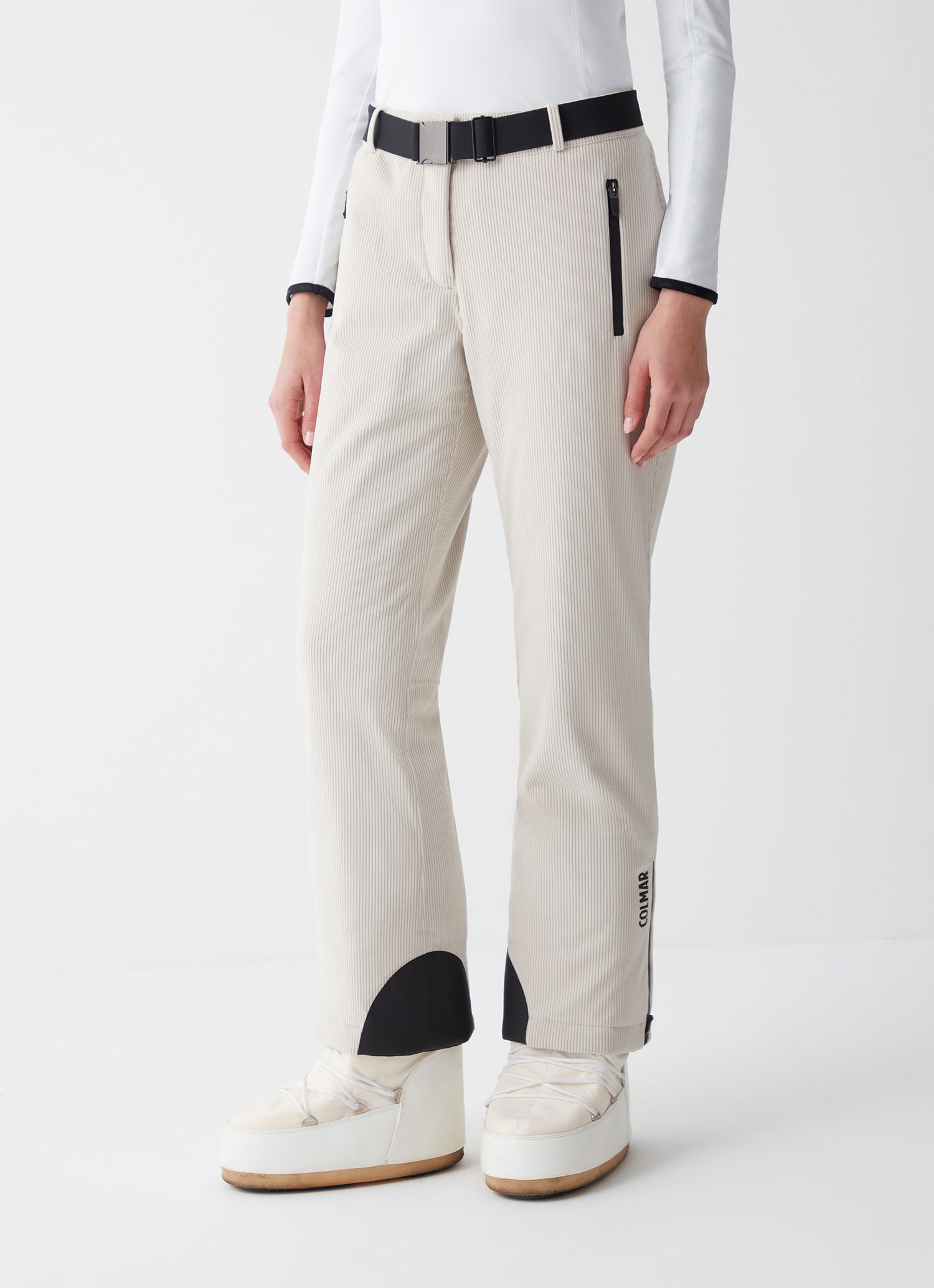 Colmar | Pantaloni New Corduroy Donna Beige Purity - Fabbrica Ski Sises
