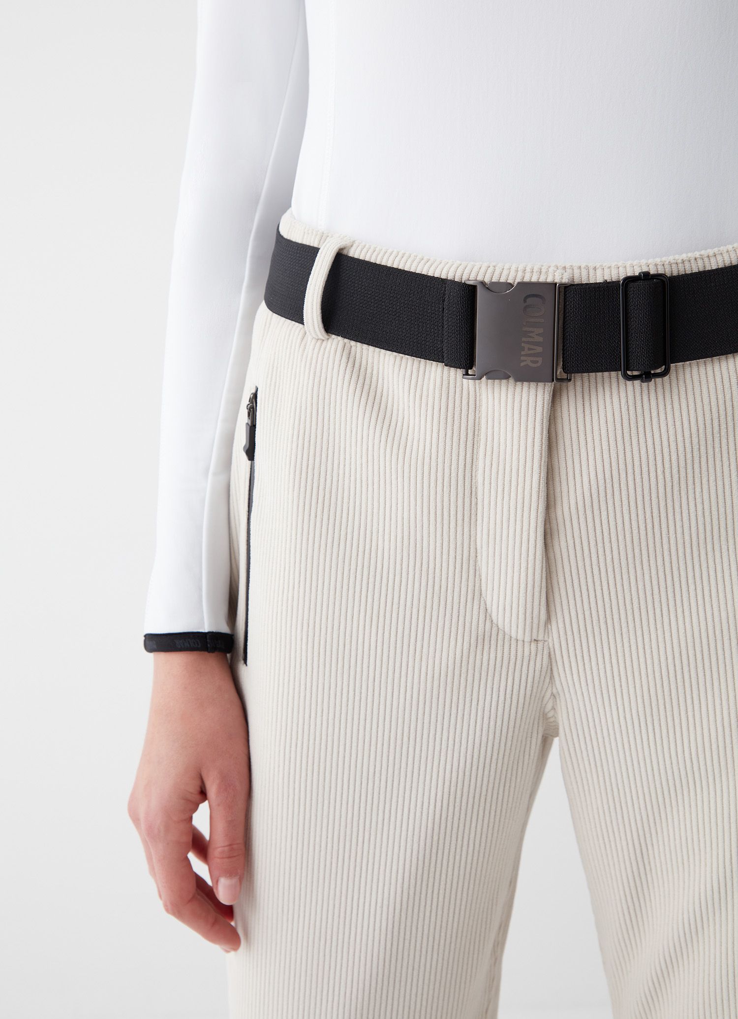 Colmar | Pantaloni New Corduroy Donna Beige Purity - Fabbrica Ski Sises