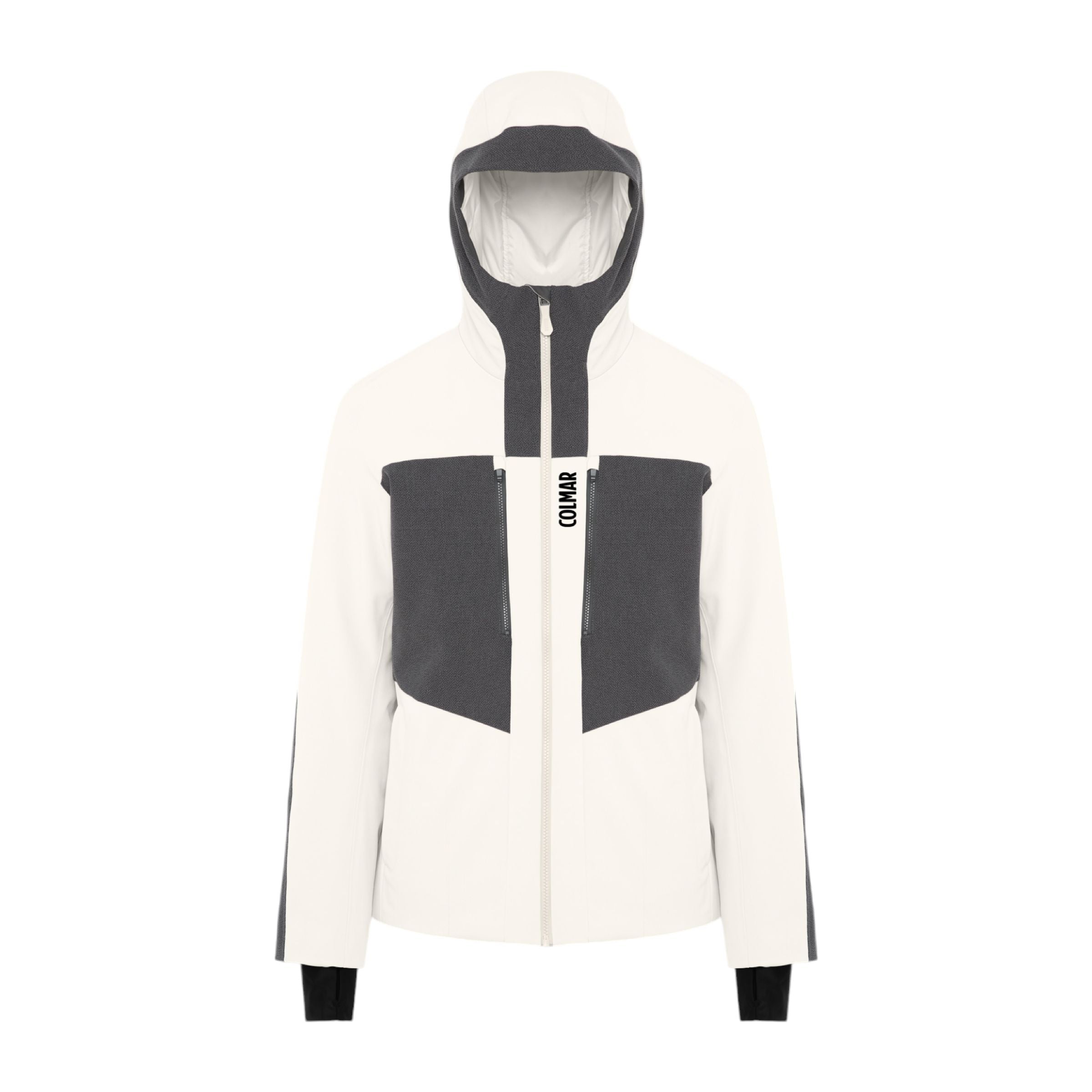 Colmar | Giacca Modernity Hoody Uomo Beige Purity/Forest - Fabbrica Ski Sises
