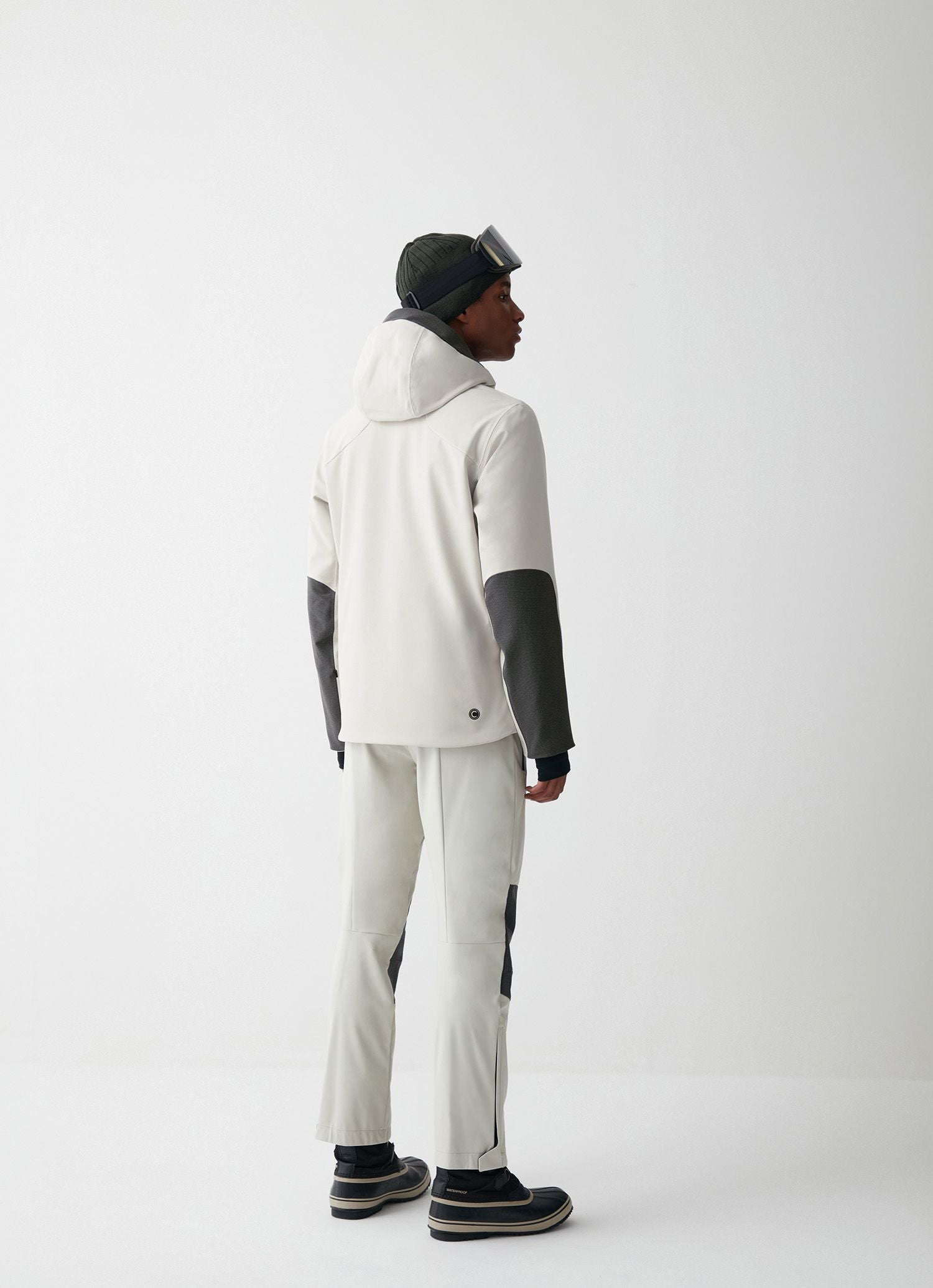 Colmar | Giacca Modernity Hoody Uomo Beige Purity/Forest - Fabbrica Ski Sises