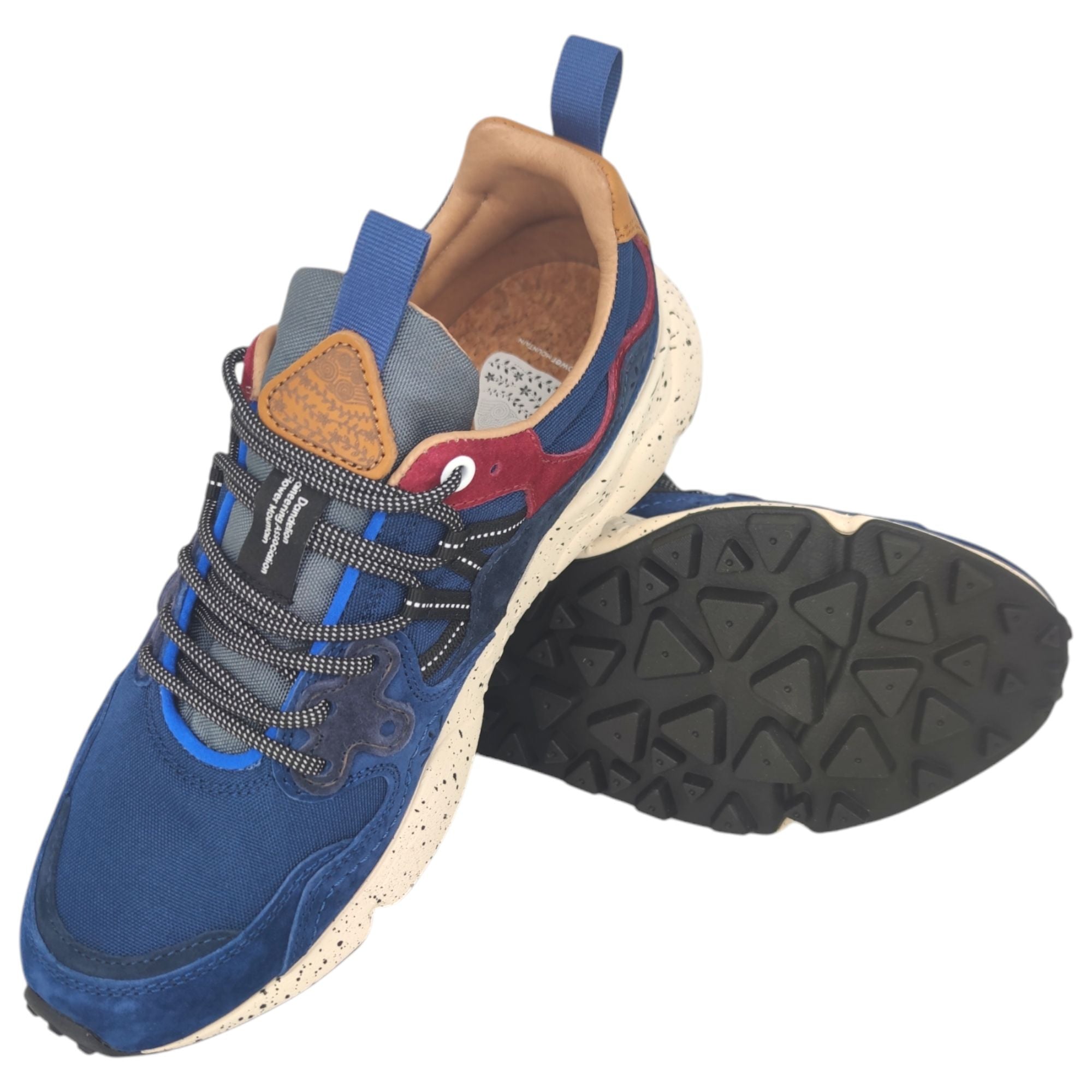 Flowermountain | Scarpe Yamano 3 Cordura Uomo Light Blue/Orange - Fabbrica Ski Sises