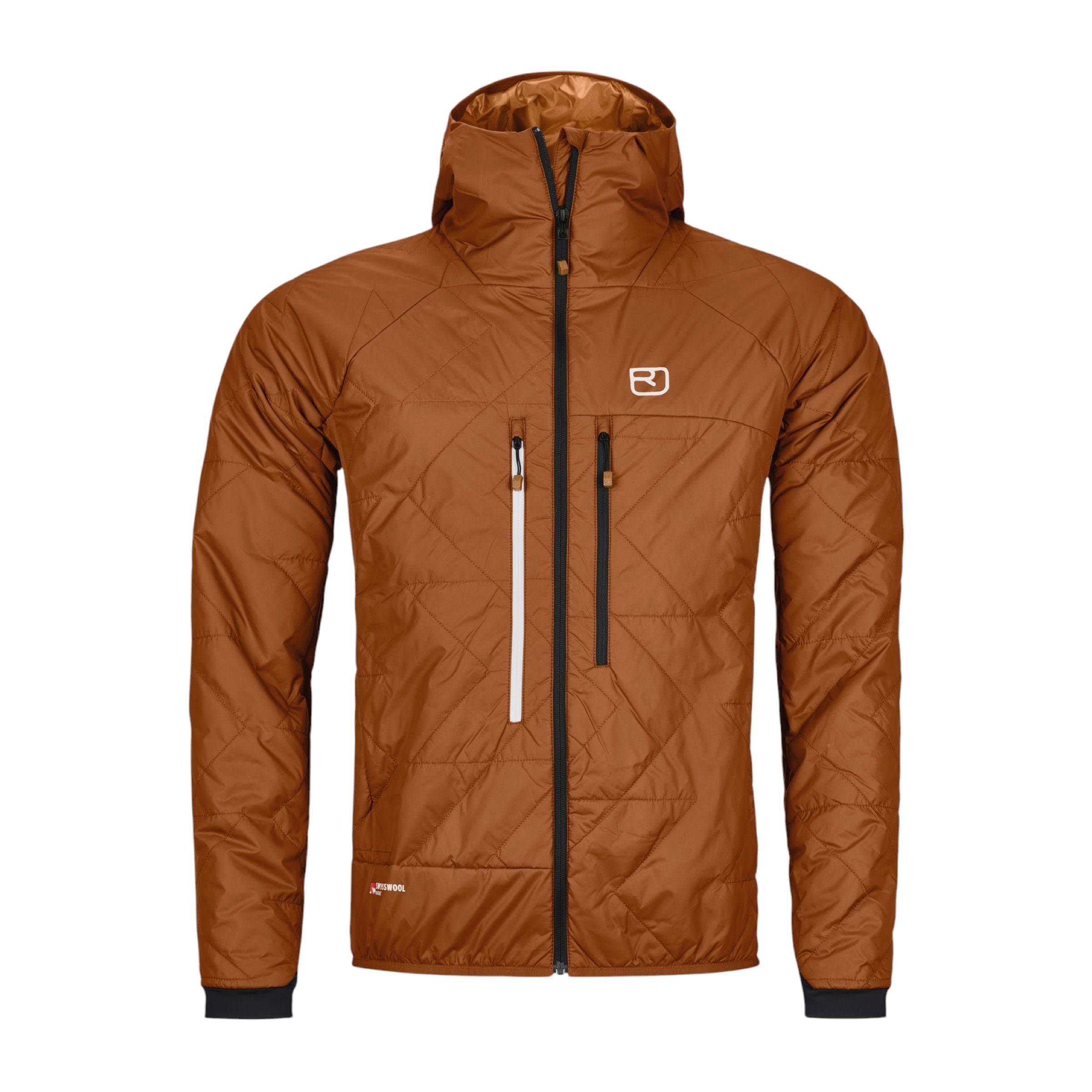 Ortovox | Giacca Swisspool Piz Boe Uomo Bristle Brown - Fabbrica Ski Sises
