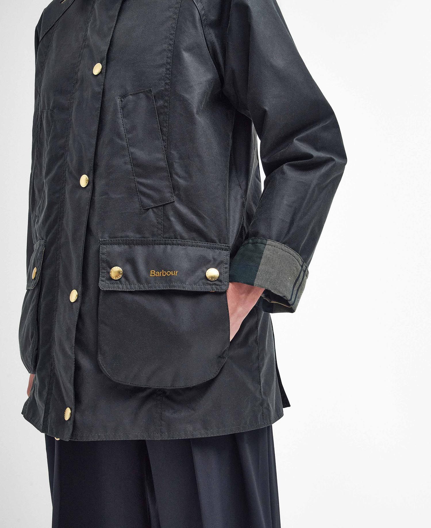Barbour | Giacca Modern Beadnell Donna Sage - Fabbrica Ski Sises