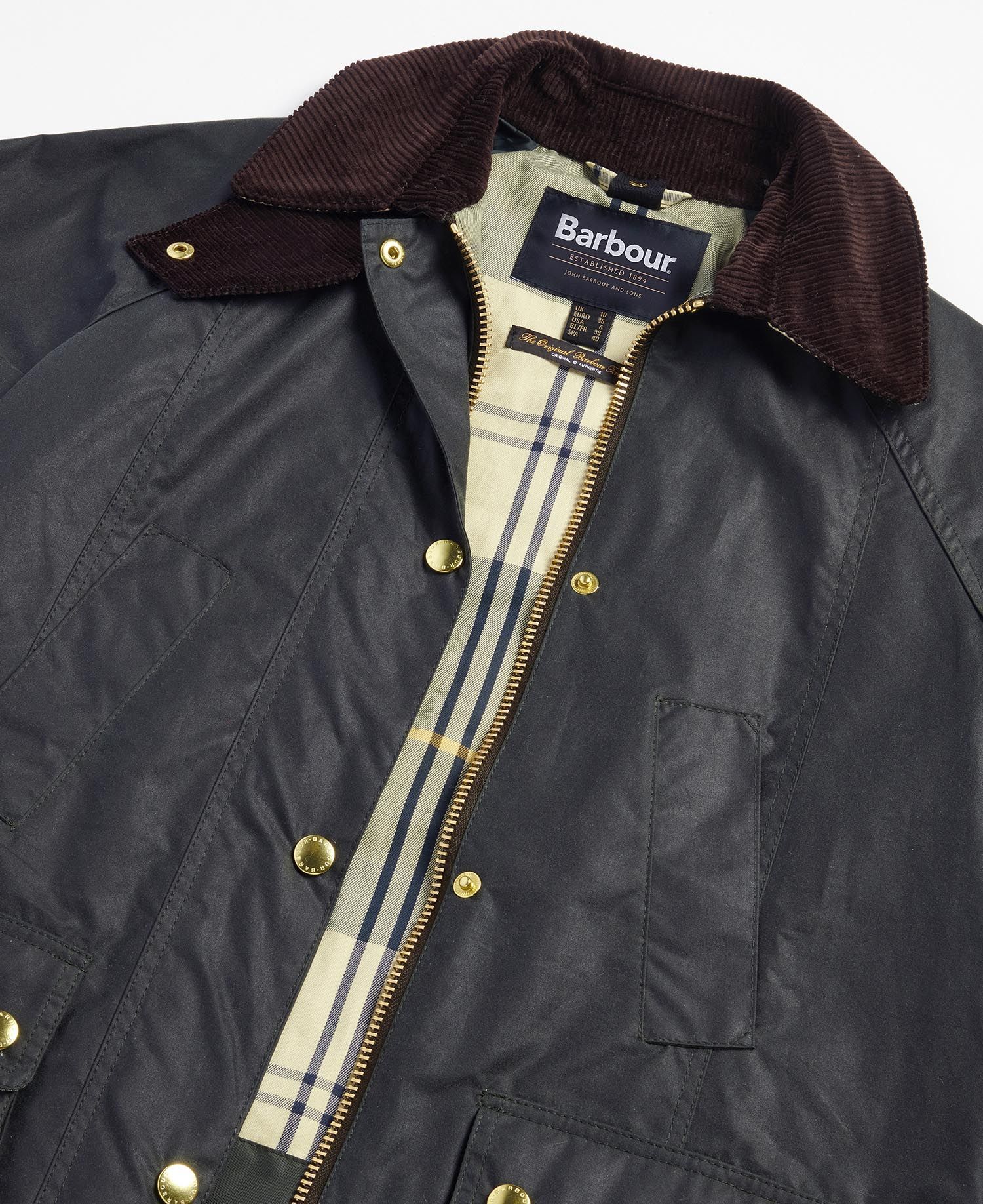 Barbour | Giacca Modern Beadnell Donna Sage - Fabbrica Ski Sises