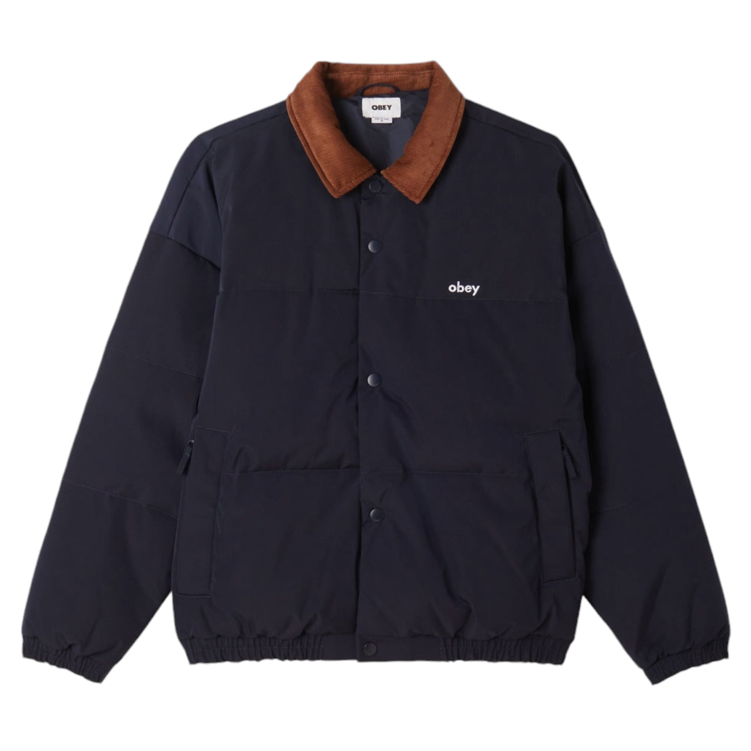 Obey | Giacca Whispers Uomo Dark Navy - Fabbrica Ski Sises