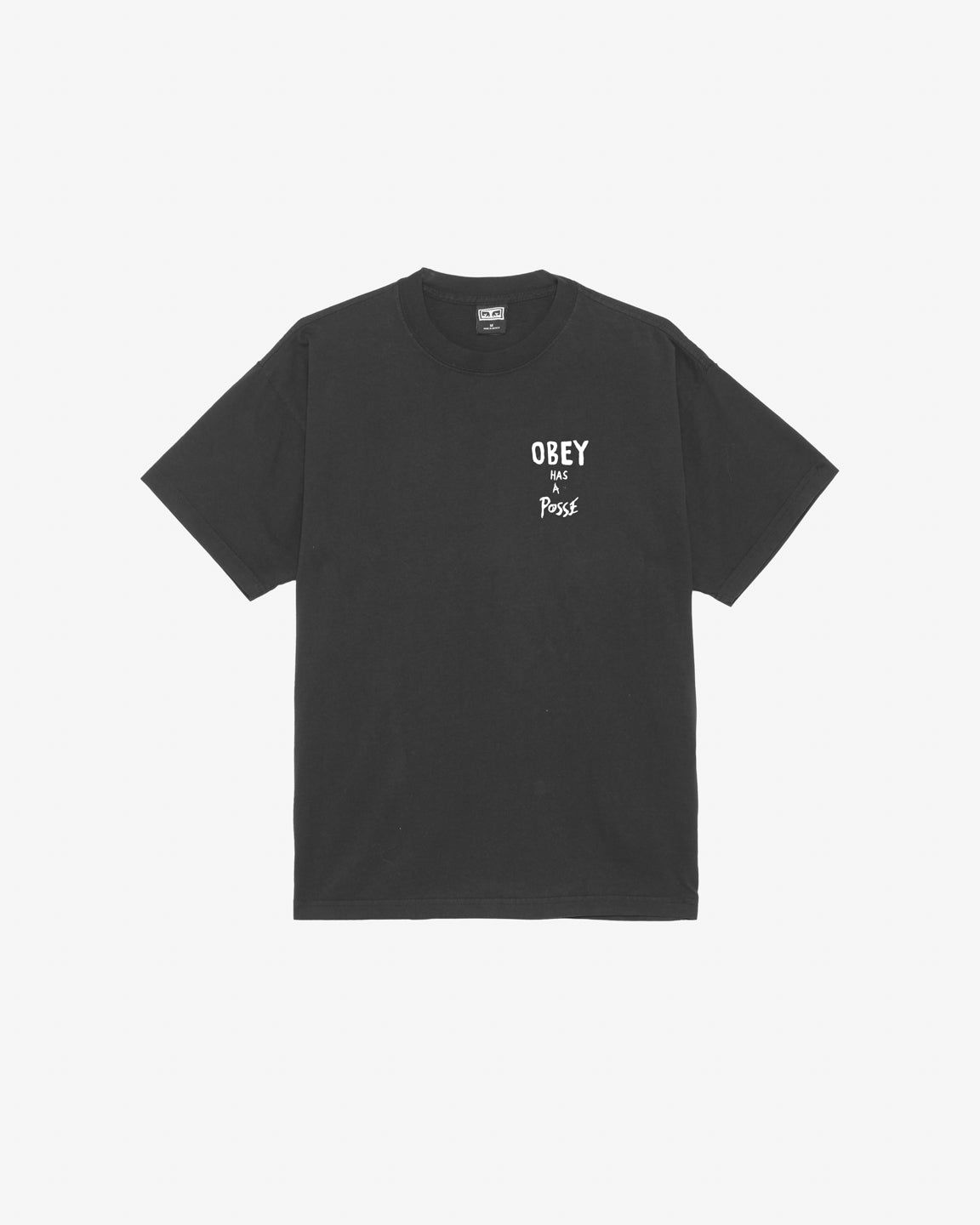Obey | T-shirt Has a Posse Uomo Vintage Black - Fabbrica Ski Sises