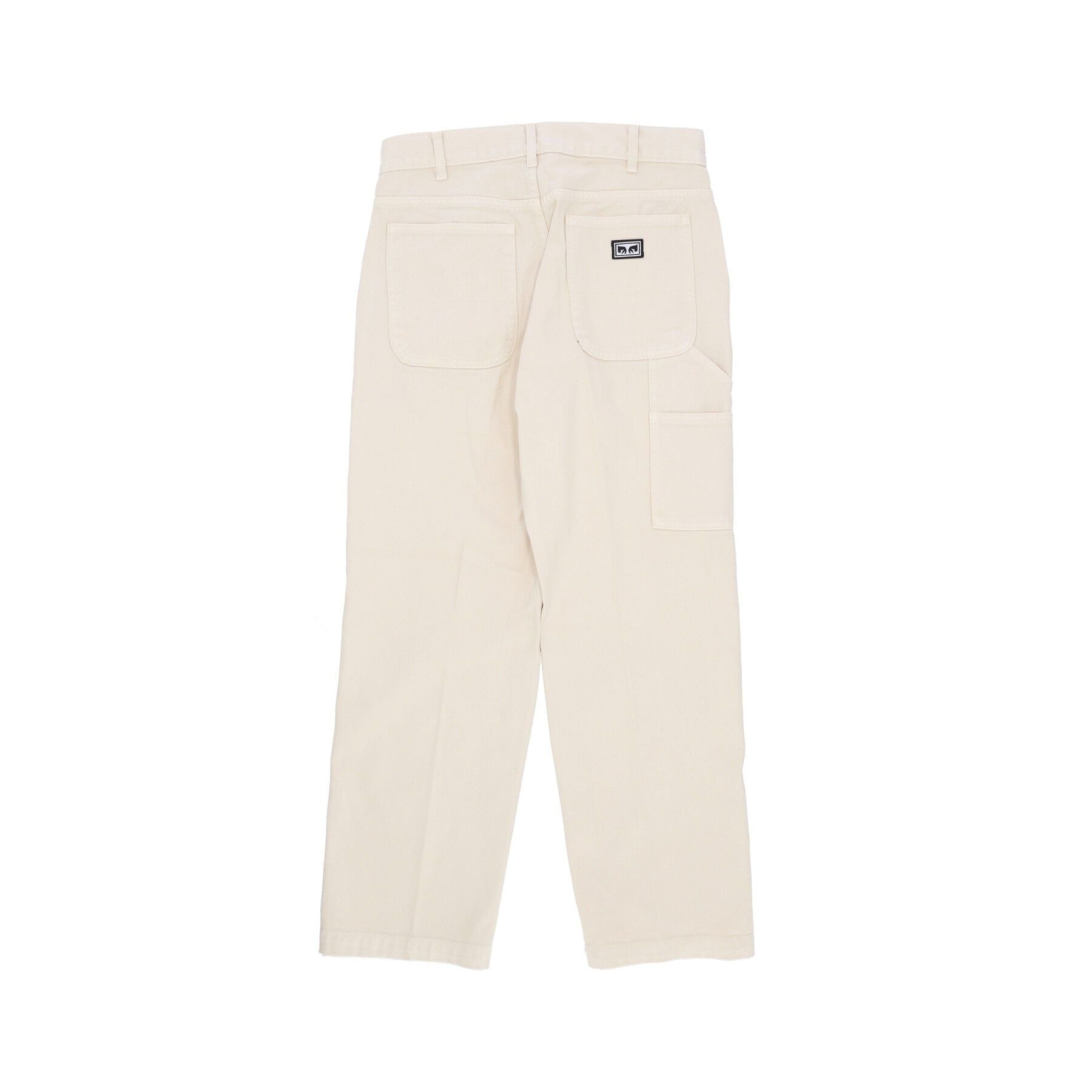 Obey | Pantaloni Hardwork Carpenter Uomo Silver Grey Faded Wash - Fabbrica Ski Sises