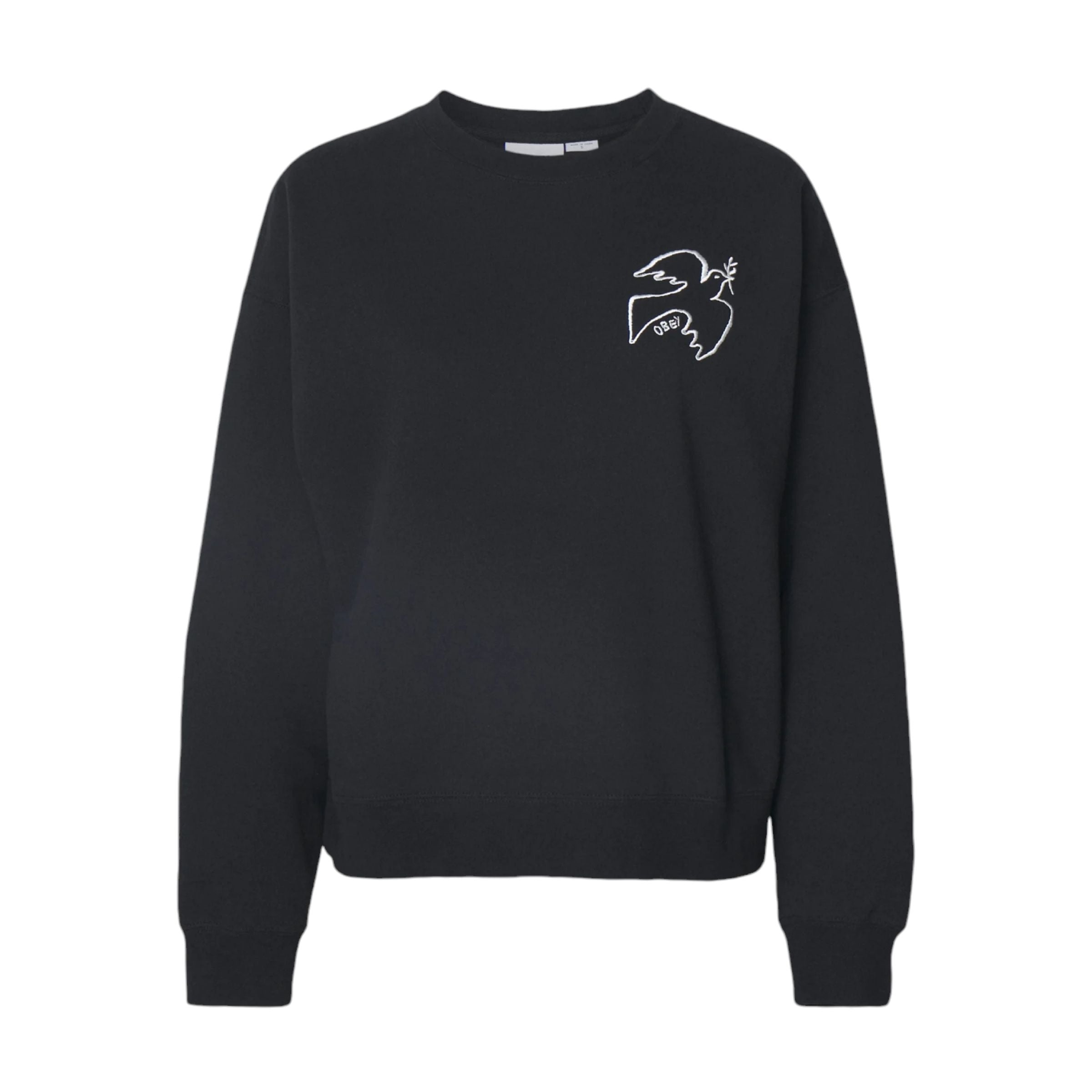 Obey | Maglia Peace Dove Donna Digital Black - Fabbrica Ski Sises