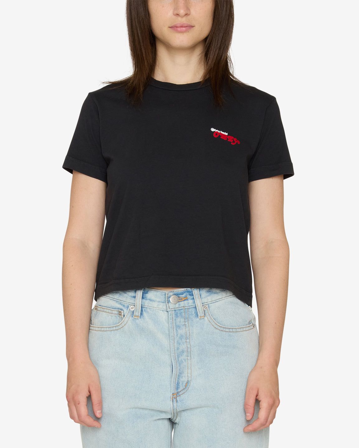 Obey | T-shirt Miracle of Living Donna Black - Fabbrica Ski Sises