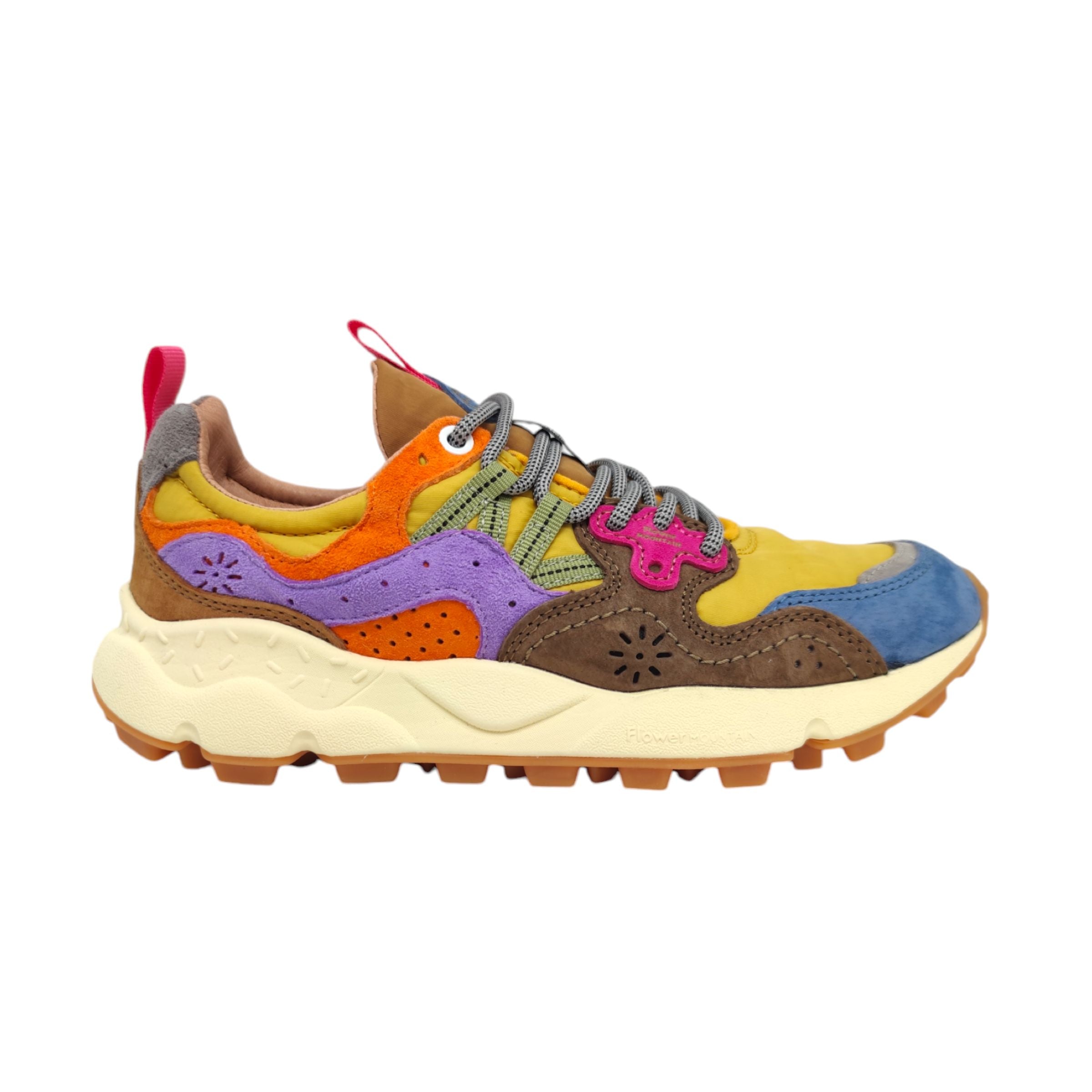 Flowermountain | Scarpe Yamano 3 Light Blue/Yellow/Brown - Fabbrica Ski Sises