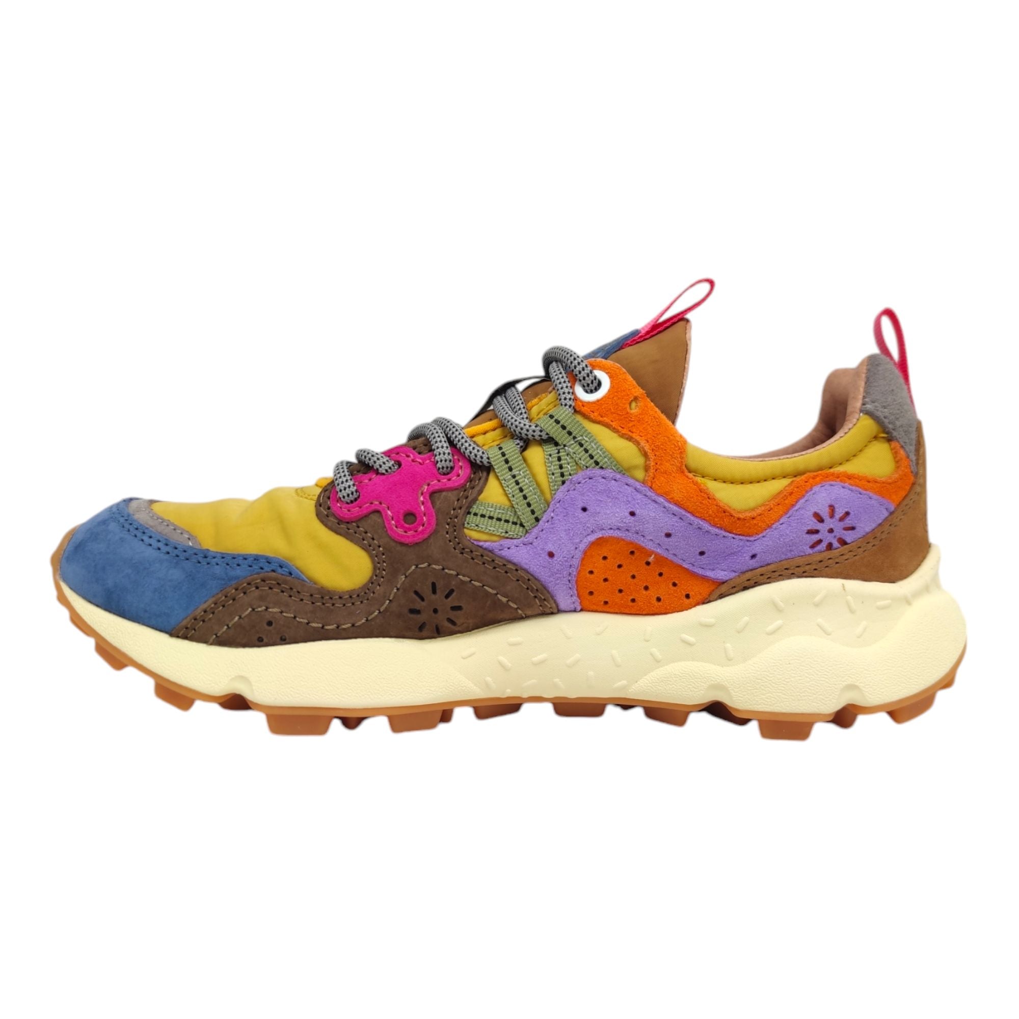 Flowermountain | Scarpe Yamano 3 Light Blue/Yellow/Brown - Fabbrica Ski Sises
