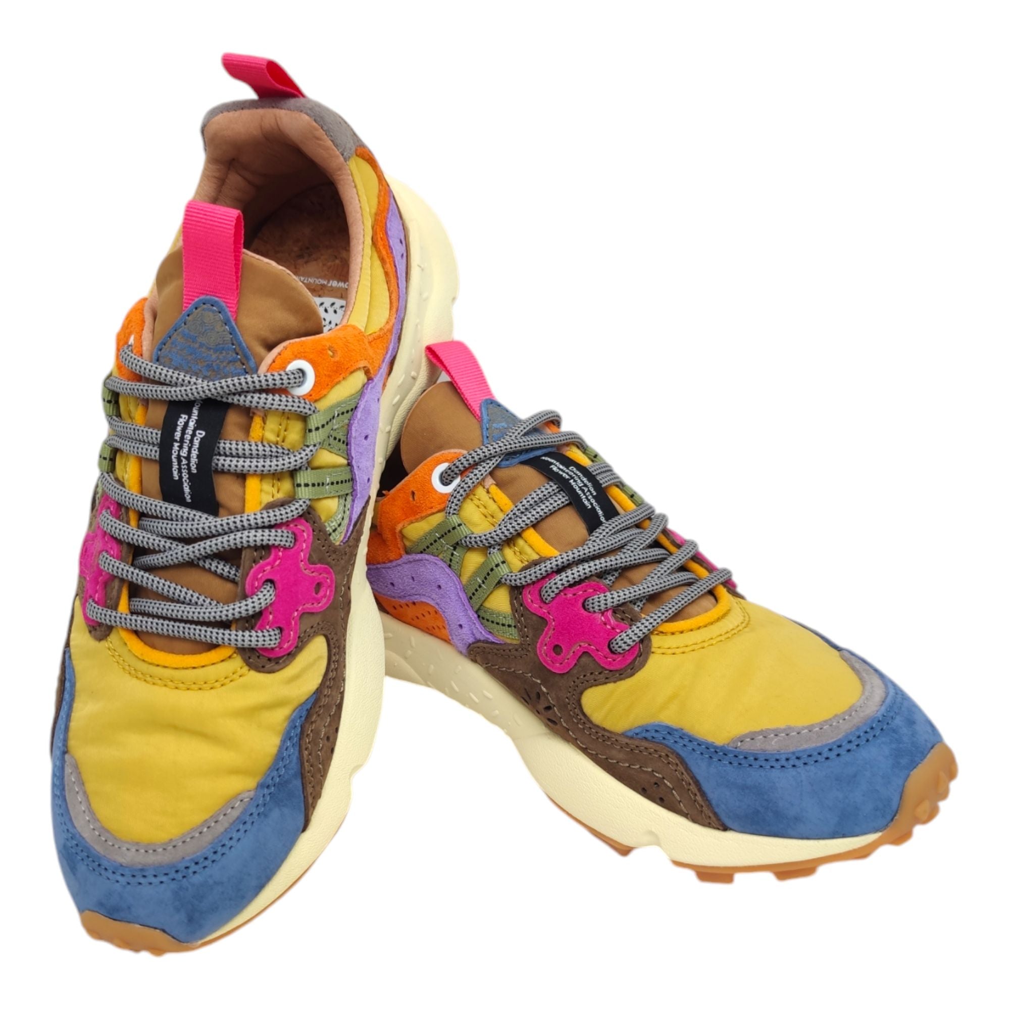Flowermountain | Scarpe Yamano 3 Light Blue/Yellow/Brown - Fabbrica Ski Sises