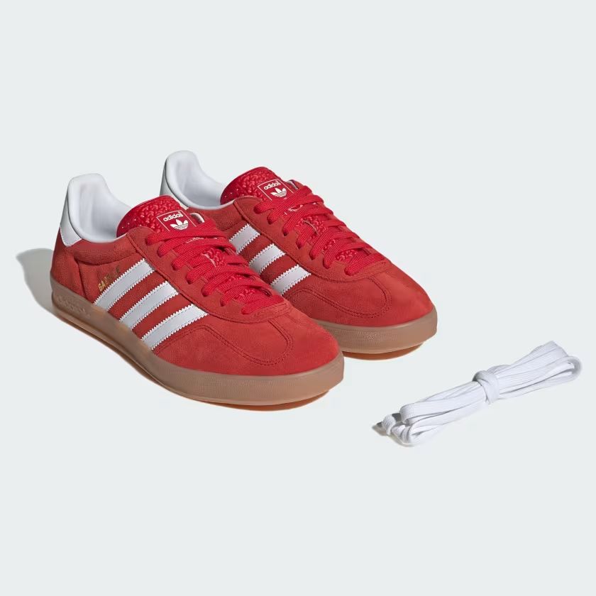 Adidas | Scarpe Gazelle Indoor Better Scarlet/Cloud White/Gum - Fabbrica Ski Sises