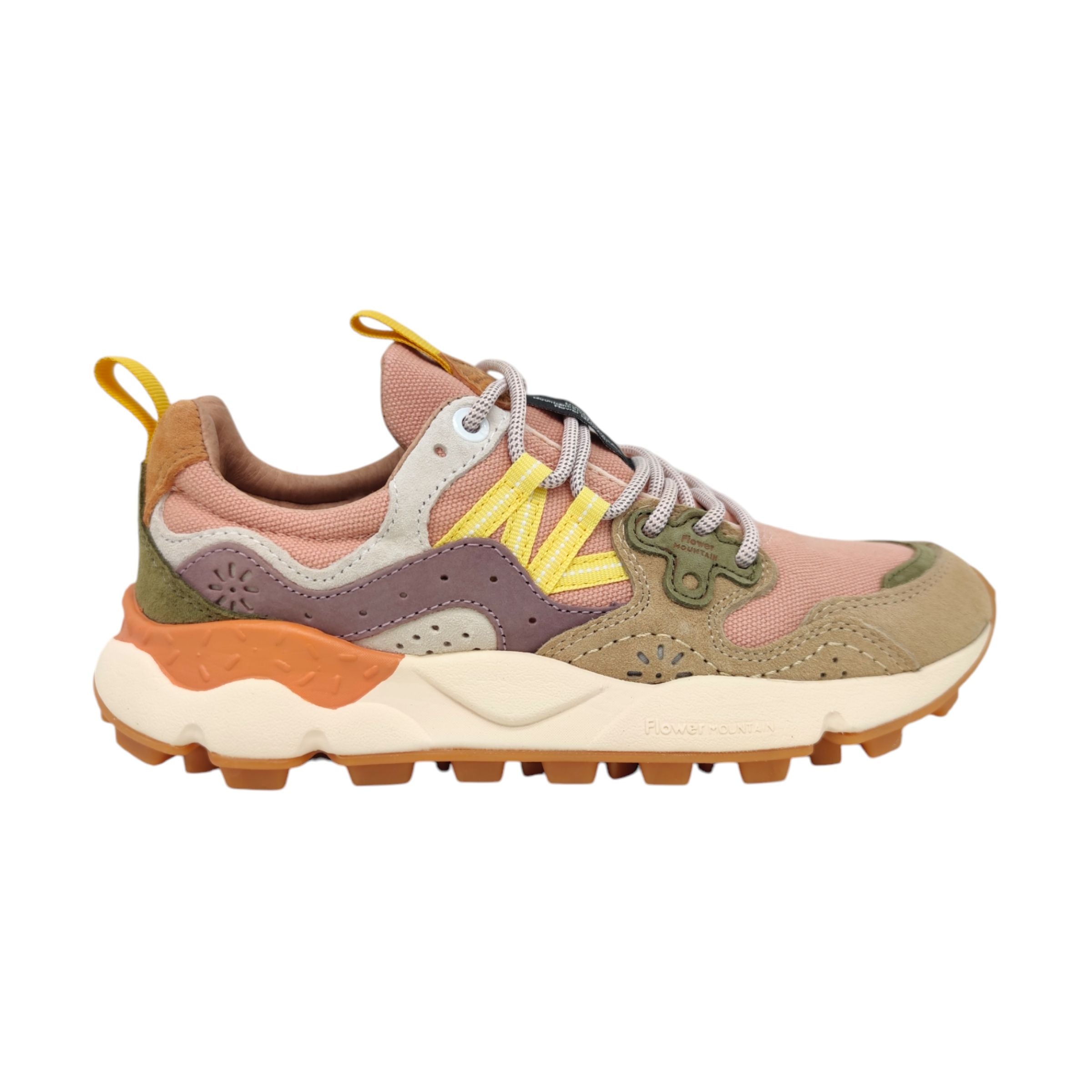 Flowermountain | Scarpe Yamano 3 Canvas Donna Light Brown/Rose - Fabbrica Ski Sises