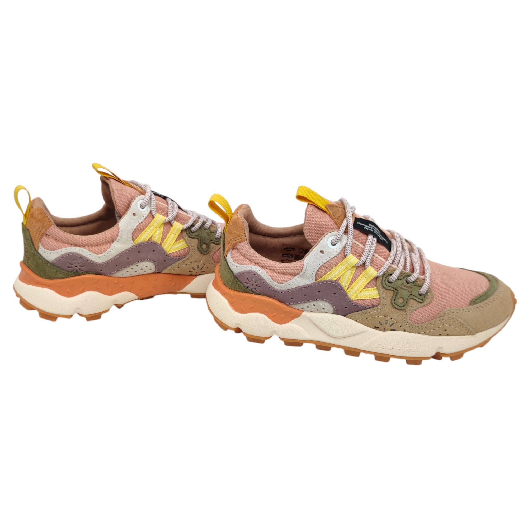 Flowermountain | Scarpe Yamano 3 Canvas Donna Light Brown/Rose - Fabbrica Ski Sises