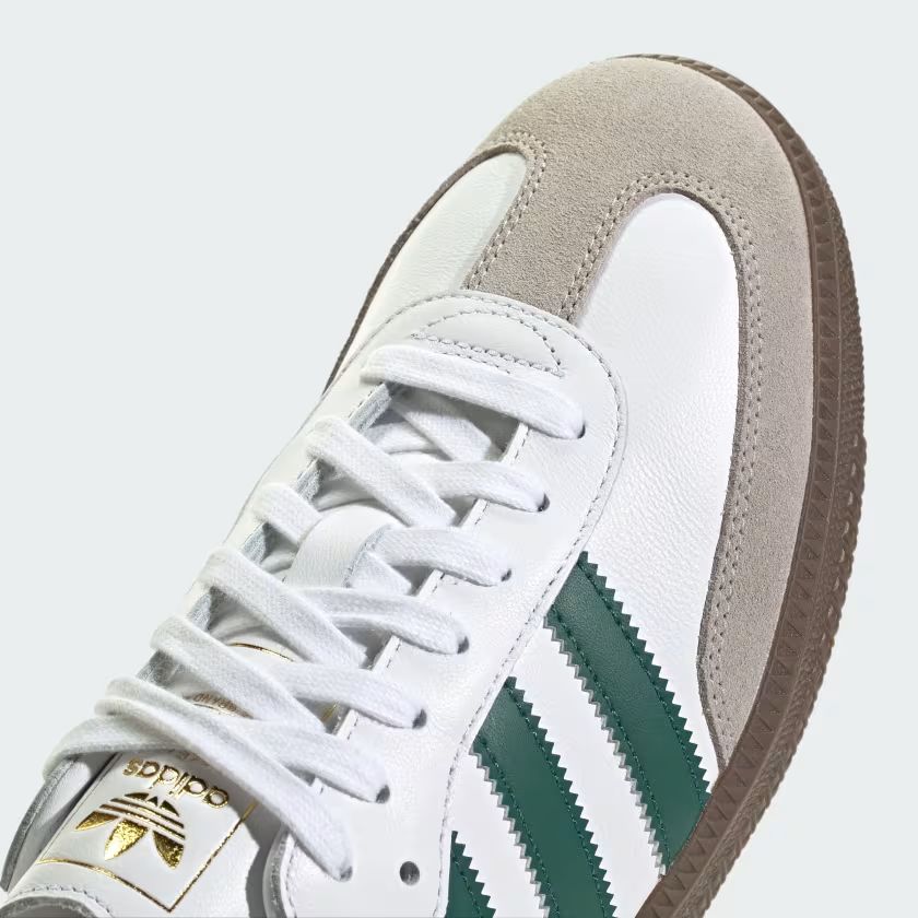 Adidas | Scarpe Samba OG Cloud White/Collegiate Green/Clear Granite - Fabbrica Ski Sises