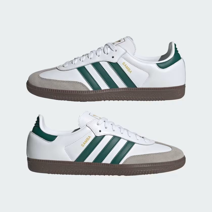 Adidas | Scarpe Samba OG Cloud White/Collegiate Green/Clear Granite - Fabbrica Ski Sises