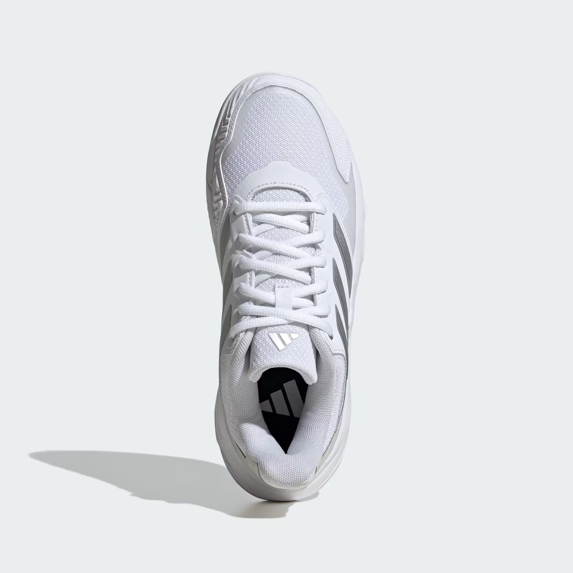 Adidas | Scarpe CourtJam Control 3 Clay Donna Cloud White/Silver Metallic/Grey One - Fabbrica Ski Sises