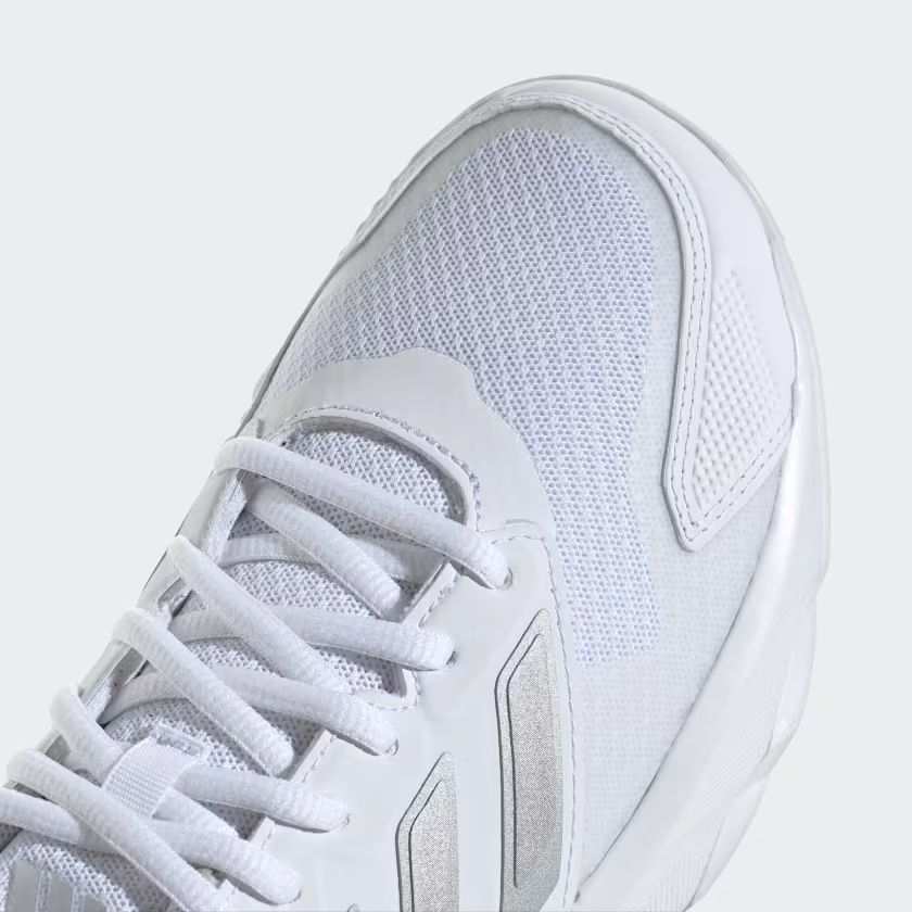 Adidas | Scarpe CourtJam Control 3 Clay Donna Cloud White/Silver Metallic/Grey One - Fabbrica Ski Sises