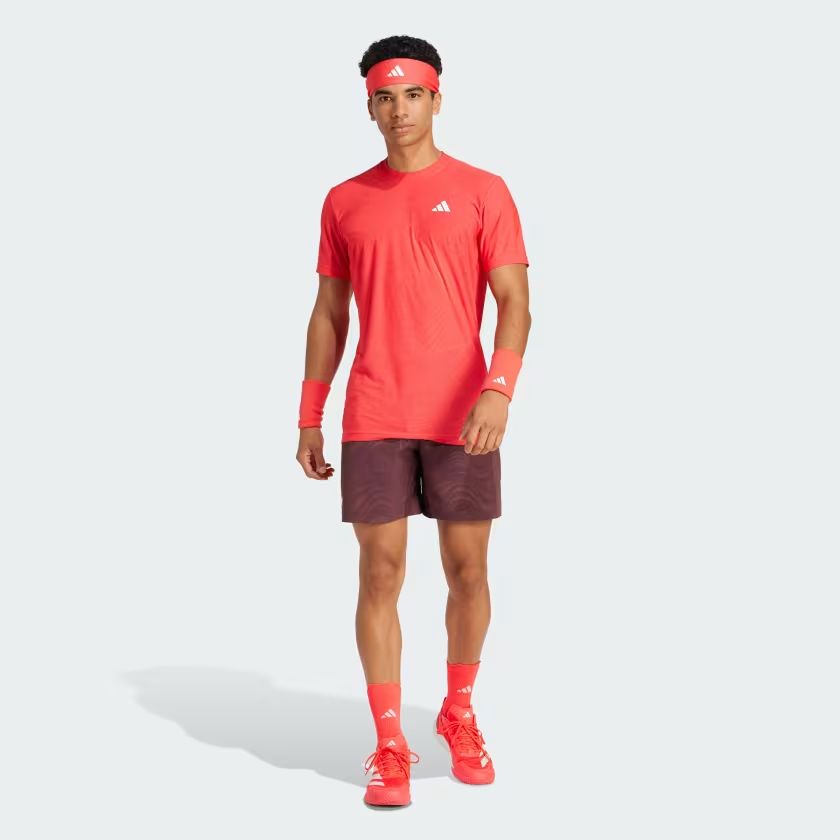 Adidas | T-shirt Freelift Pro Uomo Semi Lucid Red - Fabbrica Ski Sises