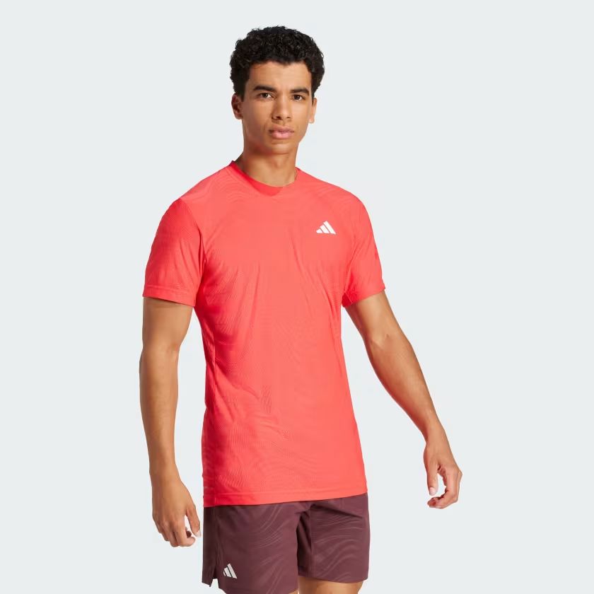 Adidas | T-shirt Freelift Pro Uomo Semi Lucid Red - Fabbrica Ski Sises