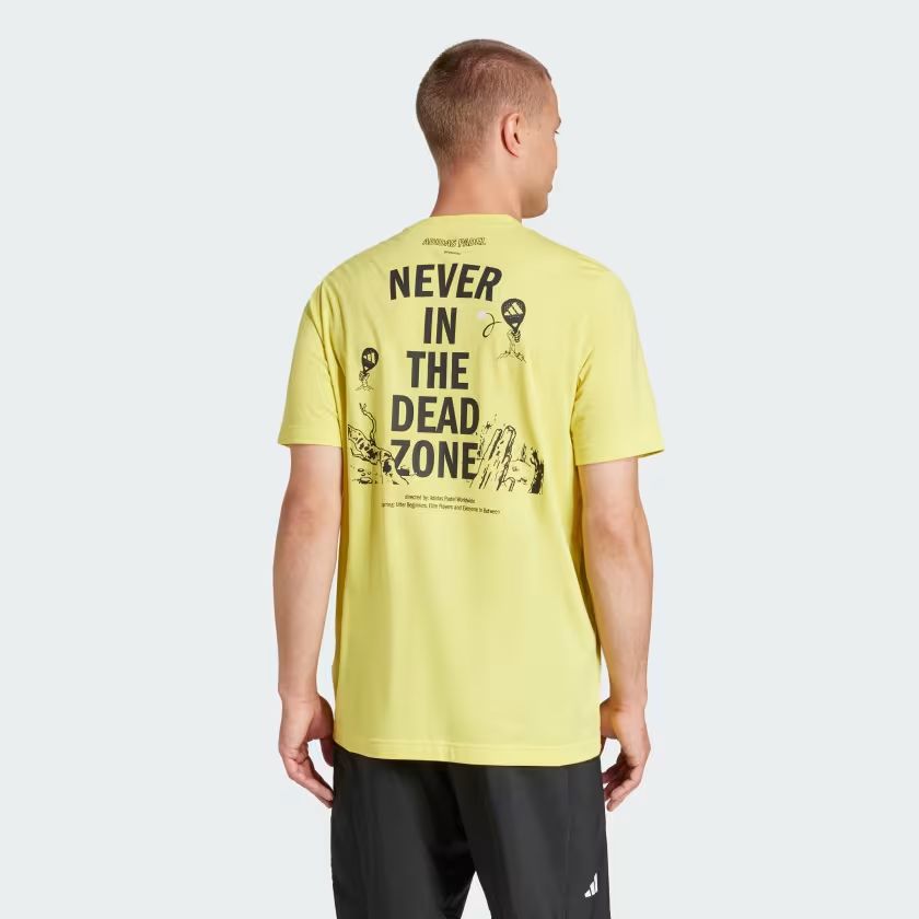 Adidas | T-shirt Zone Graphic Uomo Pure Sulfur - Fabbrica Ski Sises