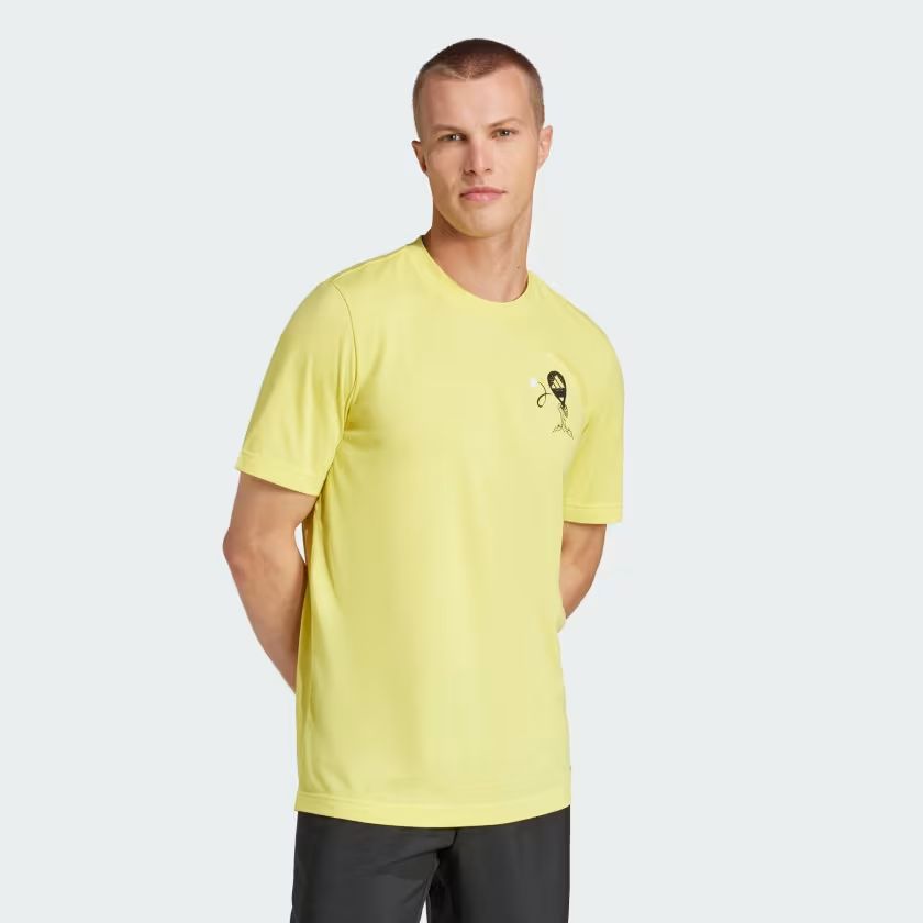 Adidas | T-shirt Zone Graphic Uomo Pure Sulfur - Fabbrica Ski Sises