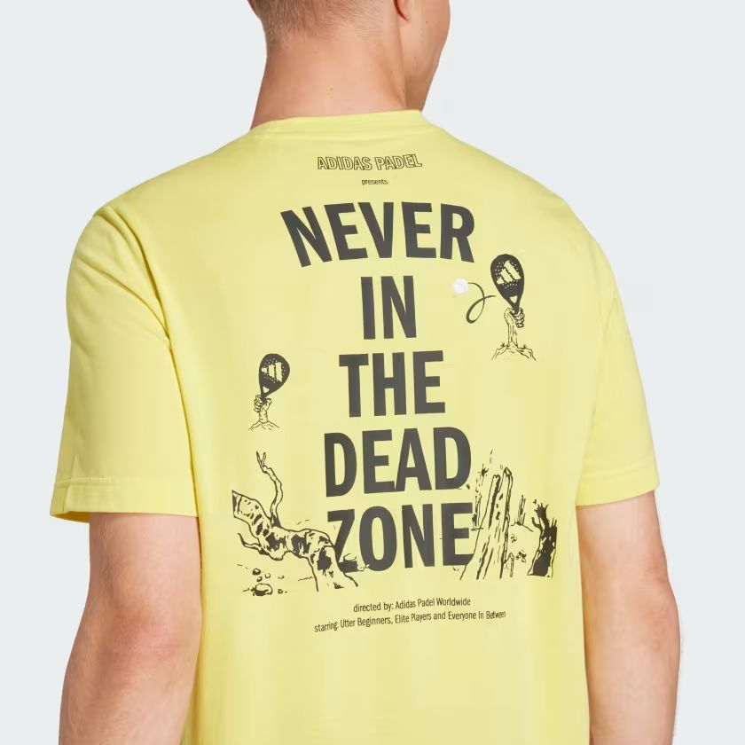 Adidas | T-shirt Zone Graphic Uomo Pure Sulfur - Fabbrica Ski Sises