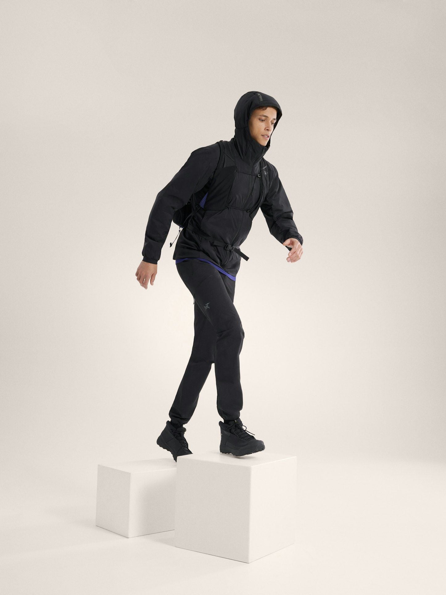 Arc'teryx Jacket Atom Hoody Man Black Fabbrica Ski Sises