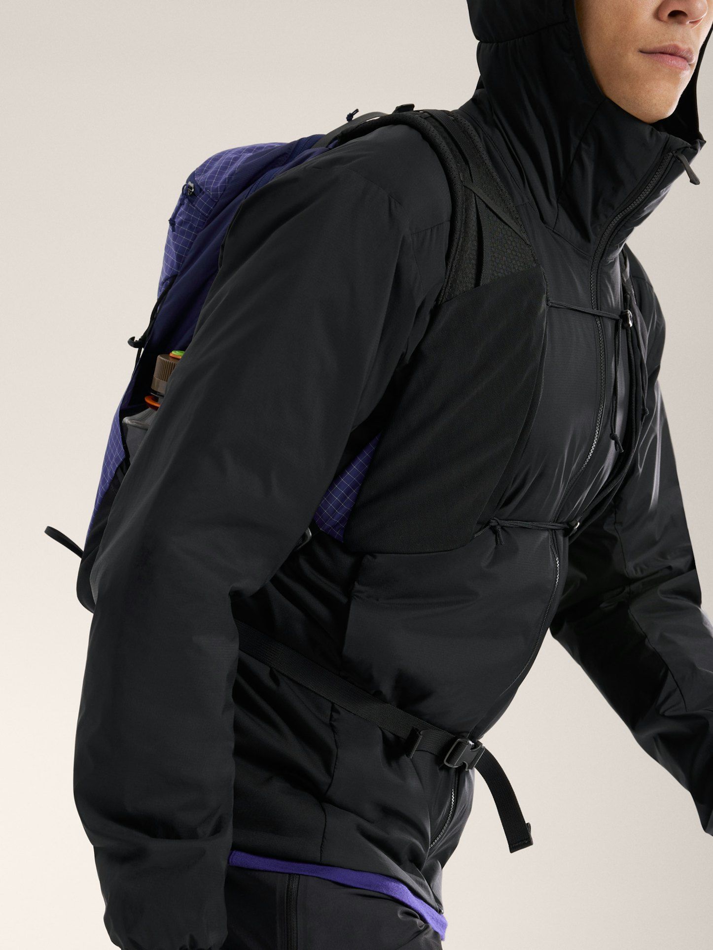 Arc'teryx Jacket Atom Hoody Man Black Fabbrica Ski Sises
