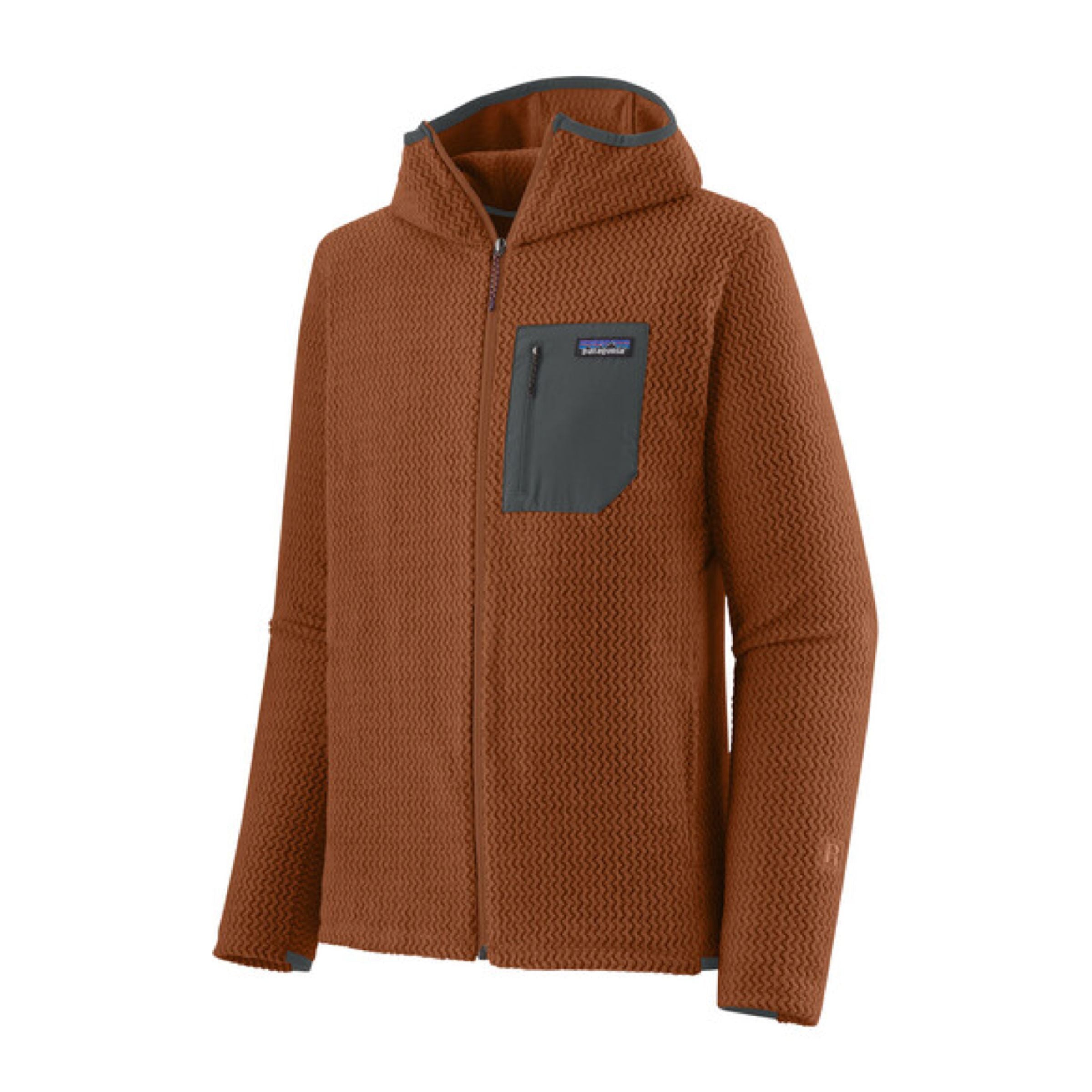 Patagonia | Maglia R1 Air Full-Zip Hoody Uomo Robin Brown - Fabbrica Ski Sises