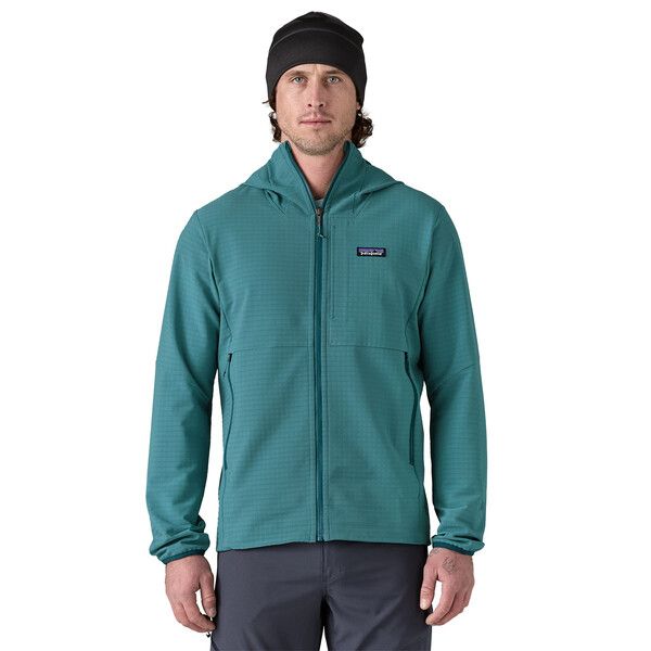 Patagonia | Giacca R1 Techface Hoody Uomo Wetland Blue - Fabbrica Ski Sises