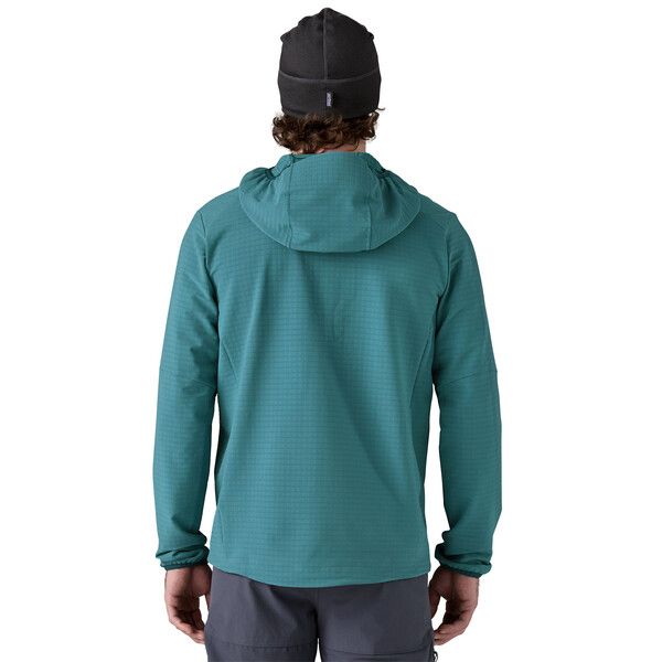 Patagonia | Giacca R1 Techface Hoody Uomo Wetland Blue - Fabbrica Ski Sises