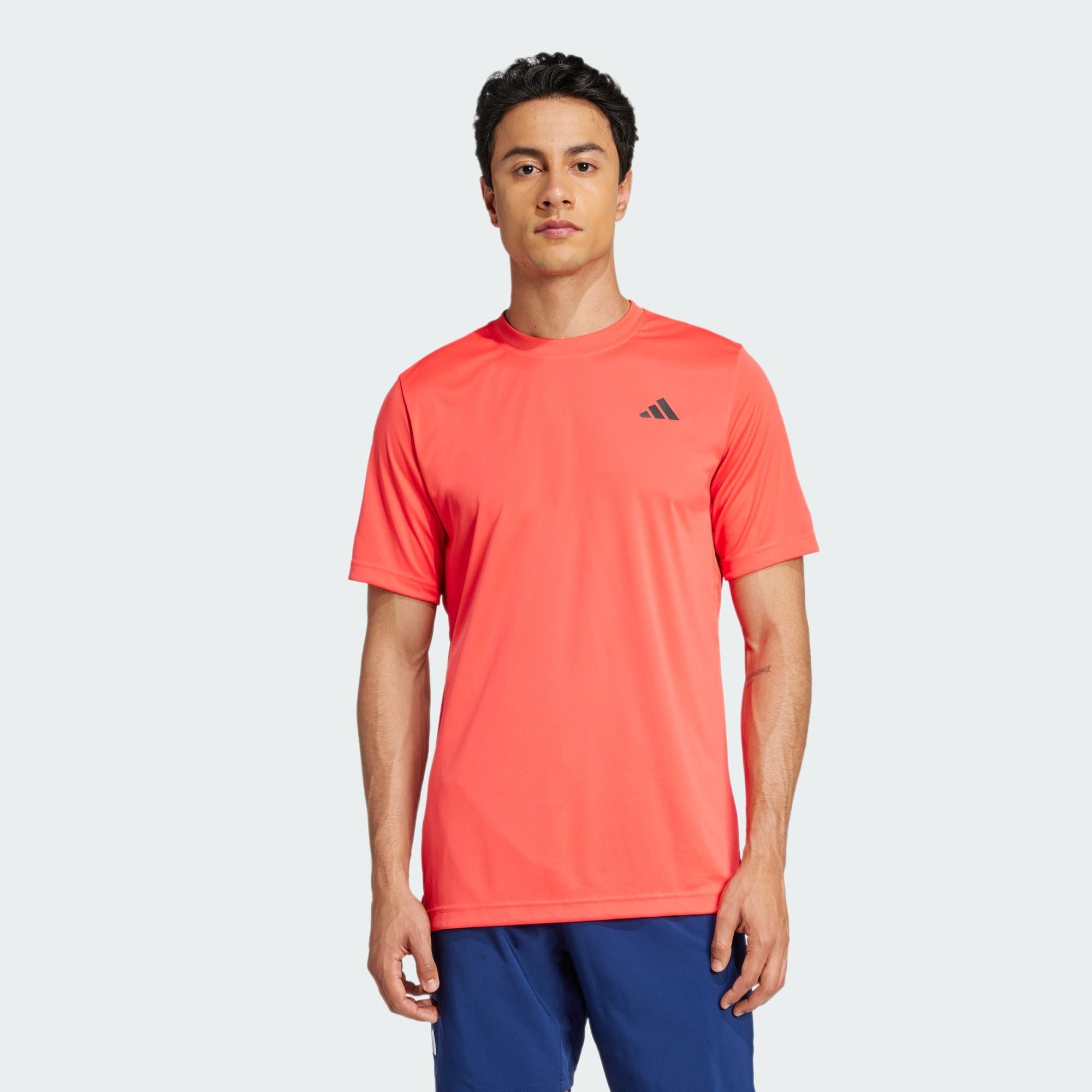 Adidas | T-shirt Club Climacool Uomo Semi Lucid Red - Fabbrica Ski Sises