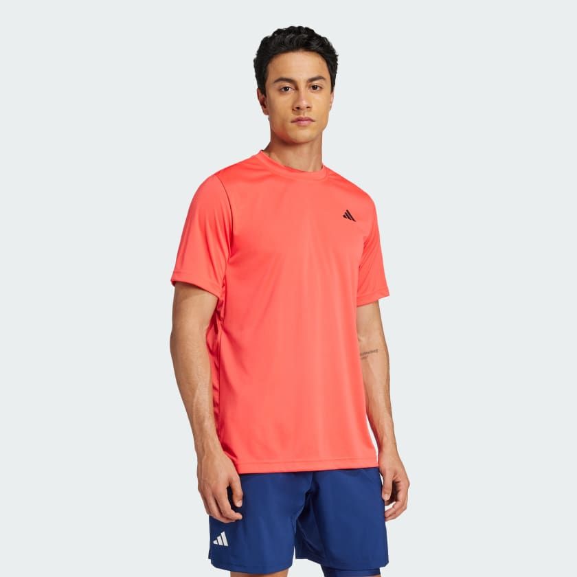 Adidas | T-shirt Club Climacool Uomo Semi Lucid Red - Fabbrica Ski Sises