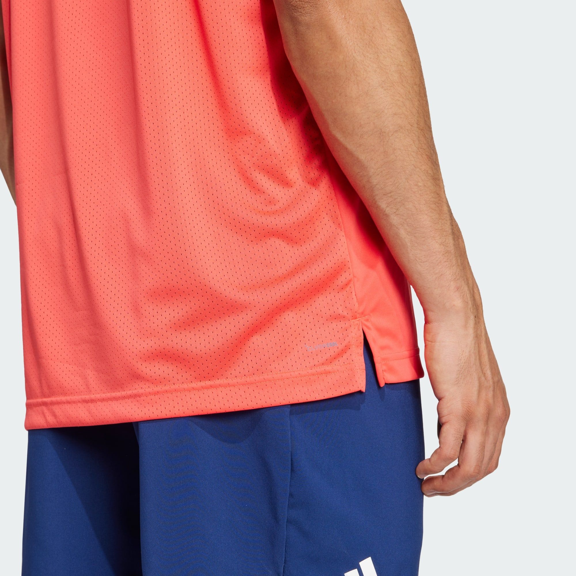 Adidas | T-shirt Club Climacool Uomo Semi Lucid Red - Fabbrica Ski Sises
