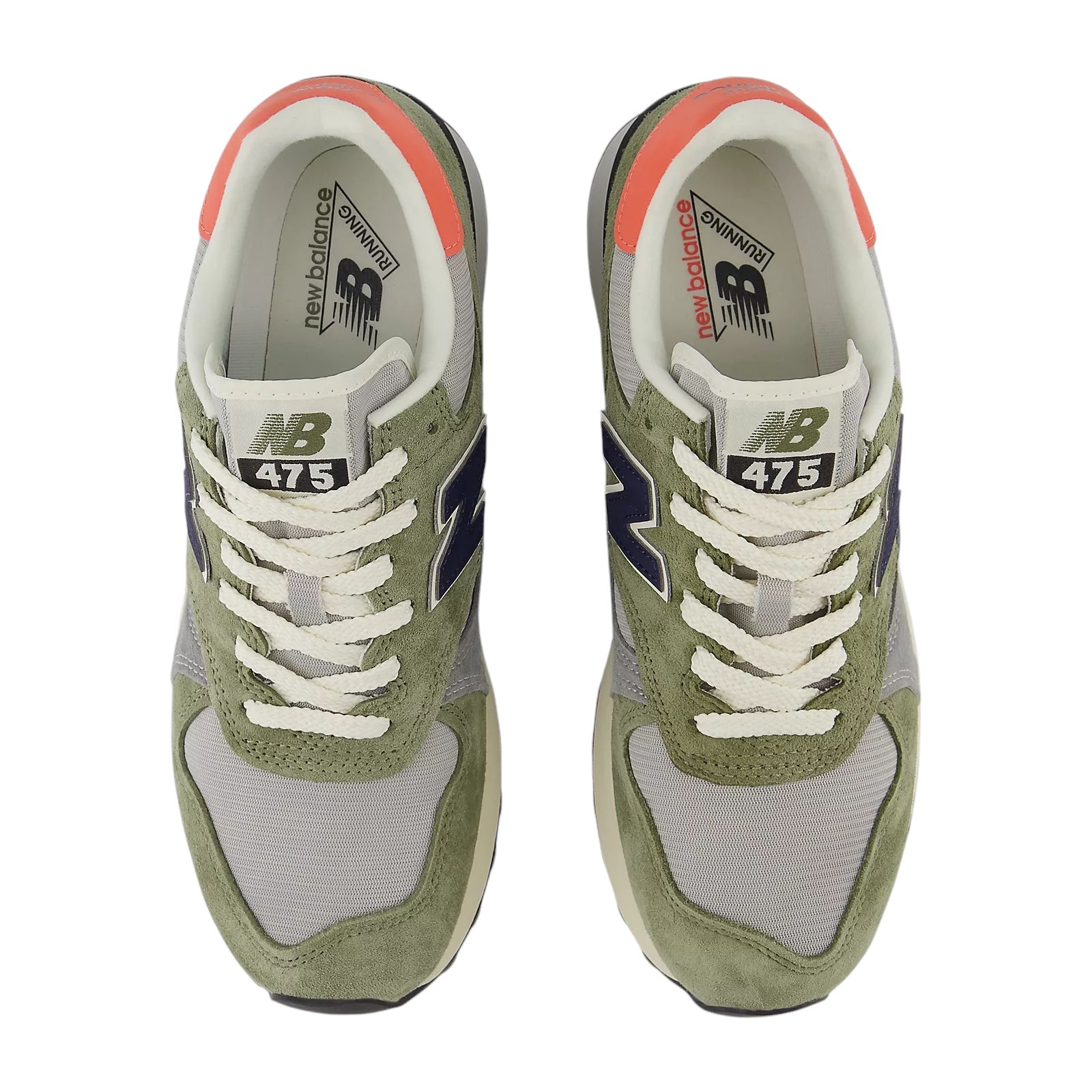 New Balance | Scarpe 475 Dark Olivine/Raincloud/Drift Red - Fabbrica Ski Sises