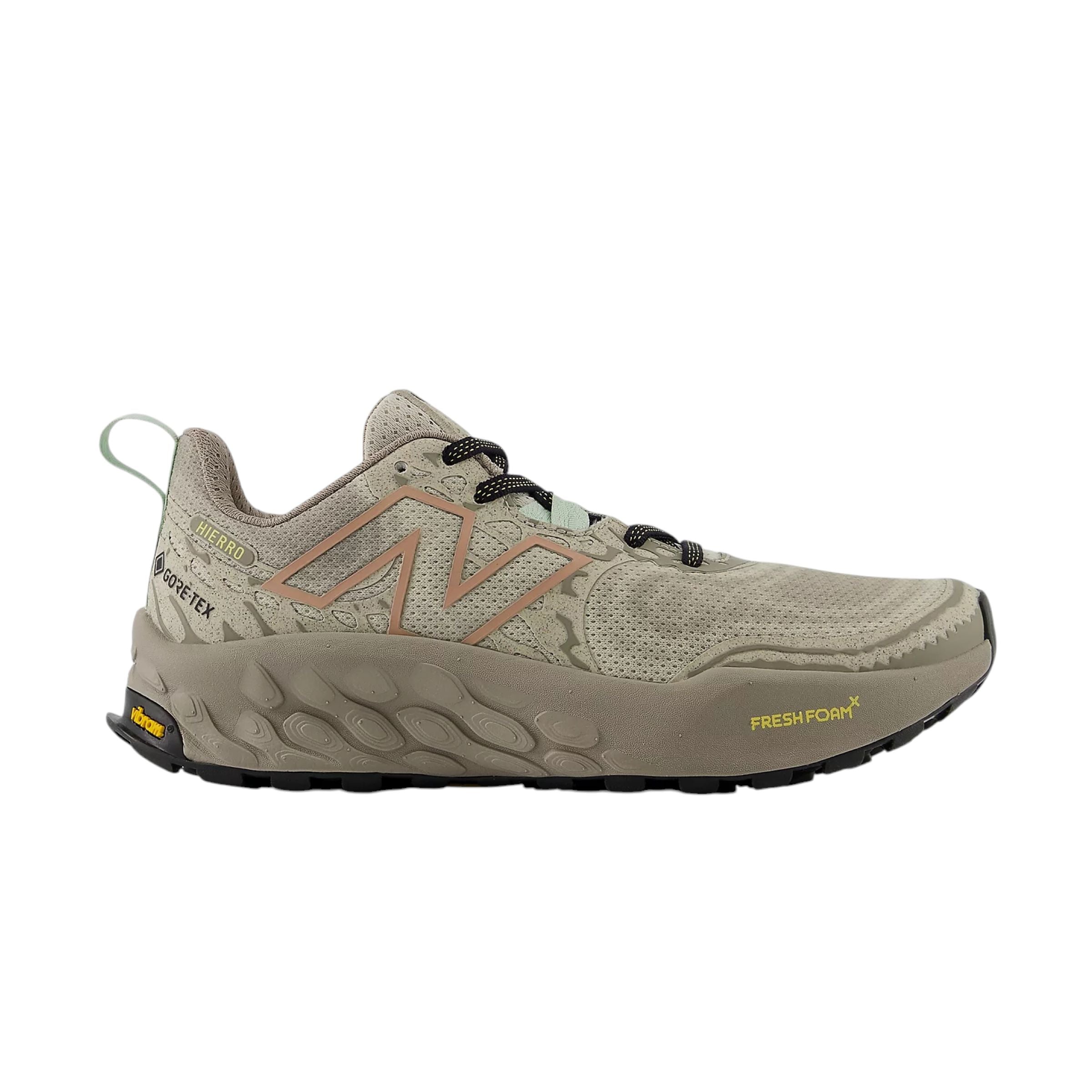 New Balance | Scarpe Fresh Foam X Hierro v8 Gore-Tex Donna Timberwolf/Arid Stone/Landslide - Fabbrica Ski Sises