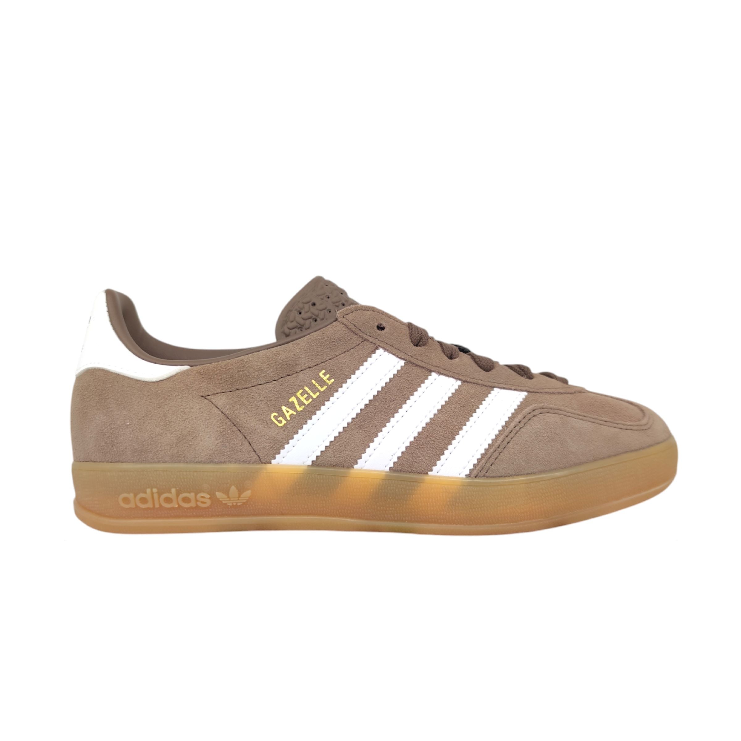 Adidas | Scarpe Gazelle Indoor Earth Strata/Footwear White/Gold Metal - Fabbrica Ski Sises