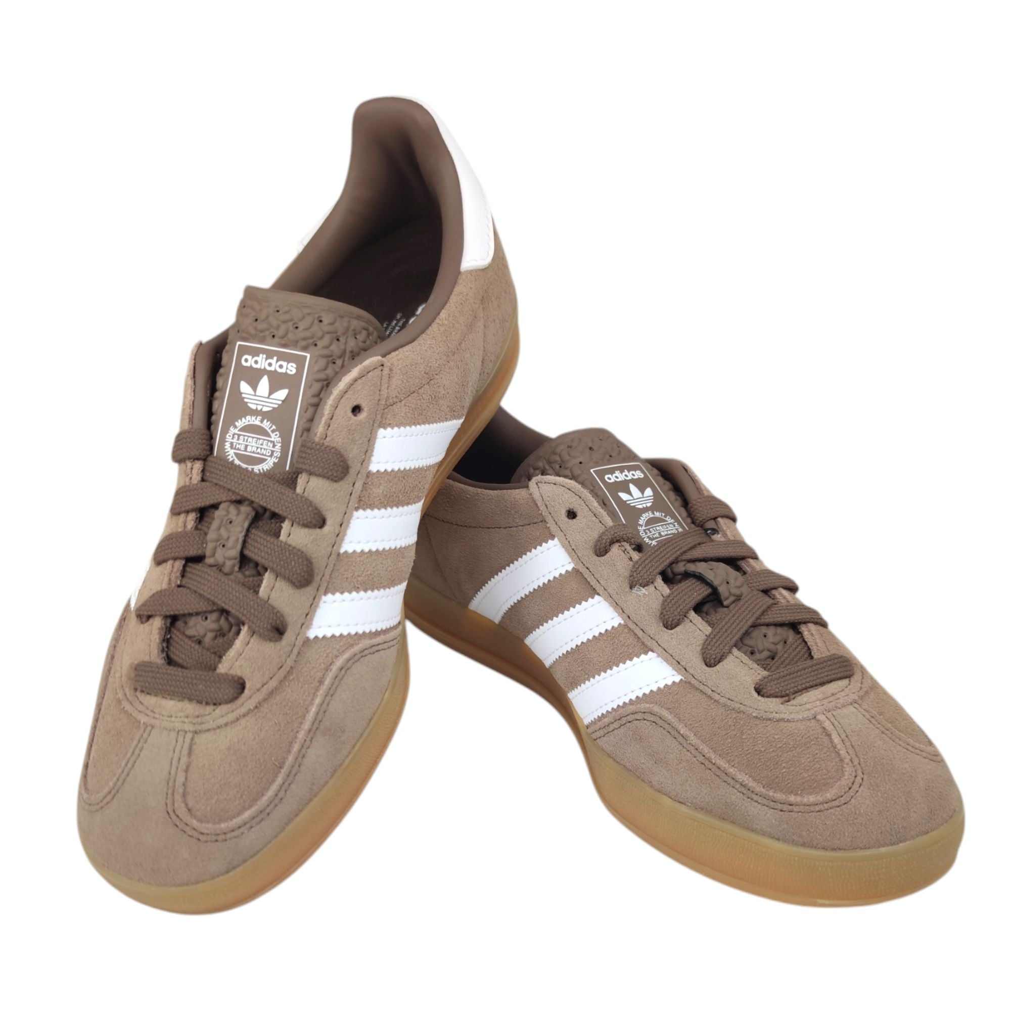 Adidas | Scarpe Gazelle Indoor Earth Strata/Footwear White/Gold Metal - Fabbrica Ski Sises