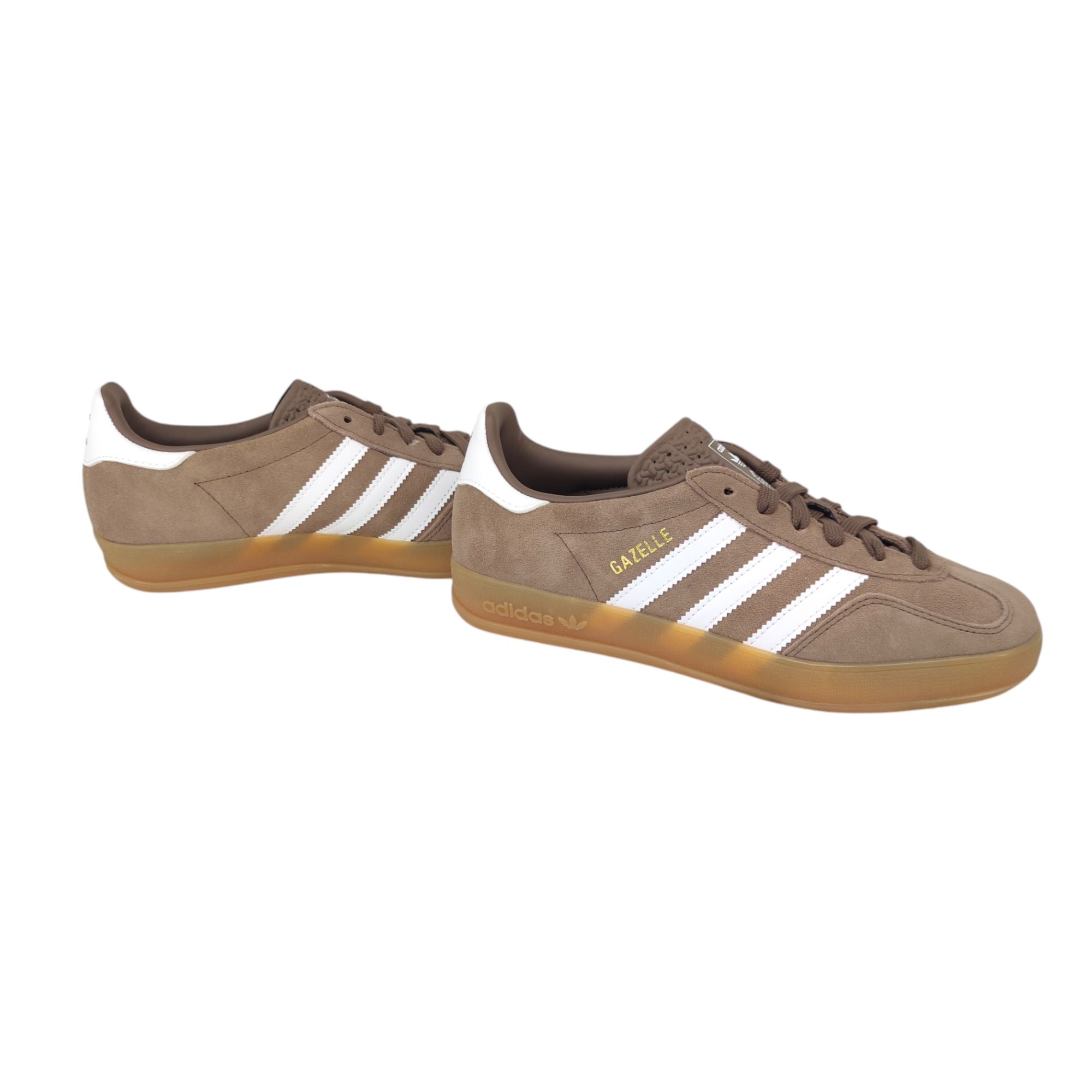 Adidas | Scarpe Gazelle Indoor Earth Strata/Footwear White/Gold Metal - Fabbrica Ski Sises