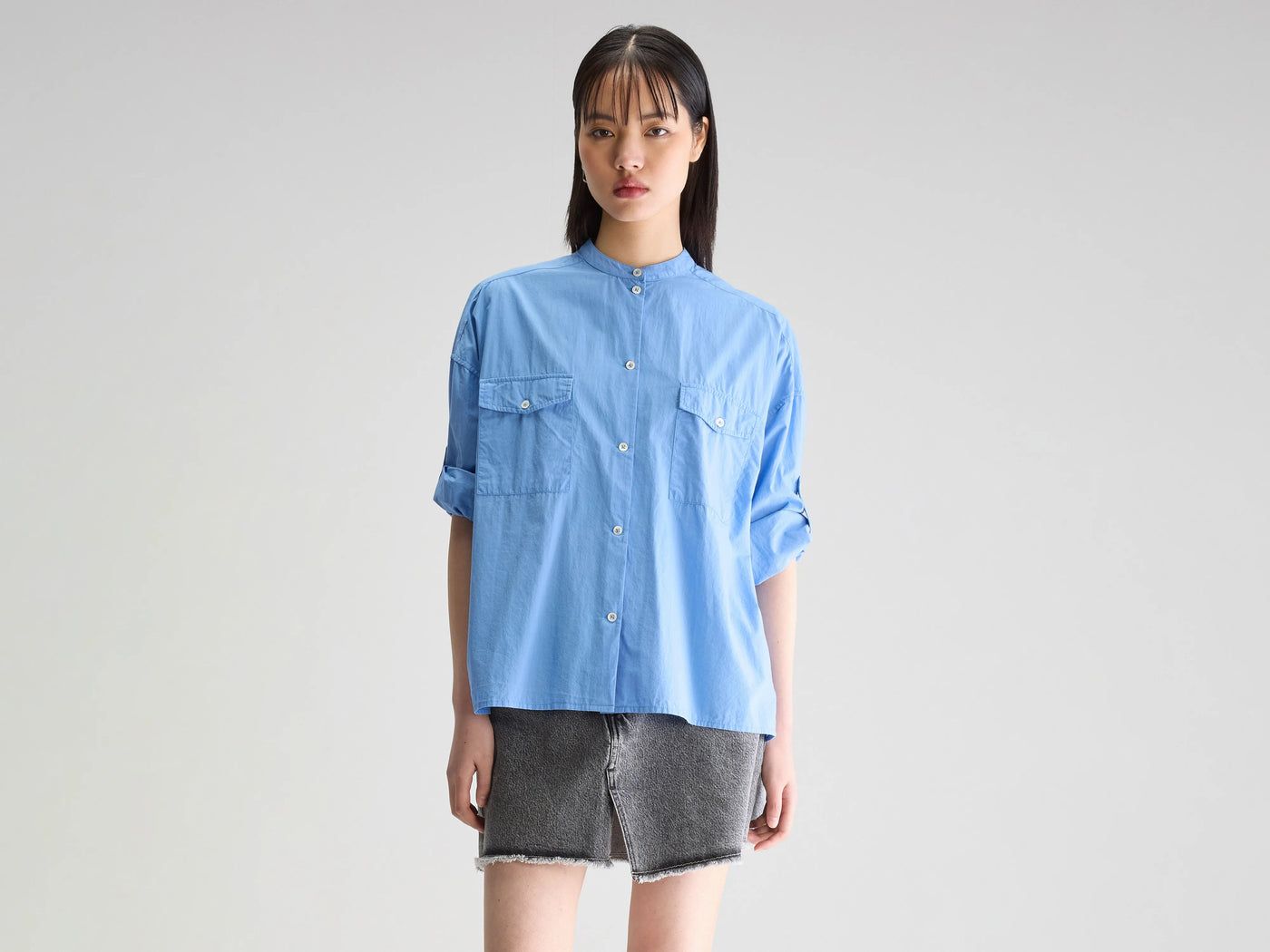 Bellerose | Camicia Ketty Donna Blue Shirt - Fabbrica Ski Sises