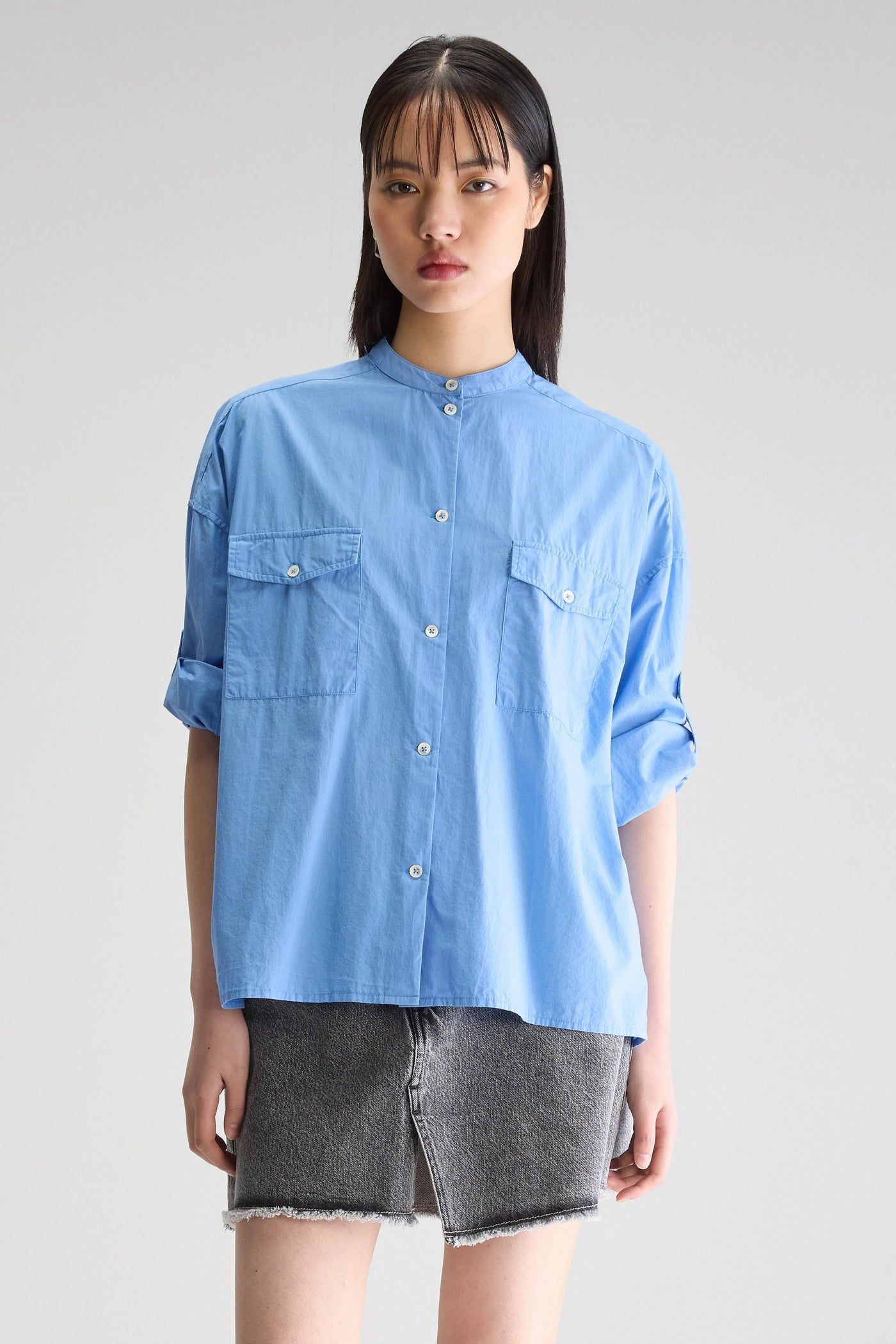 Bellerose | Camicia Ketty Donna Blue Shirt - Fabbrica Ski Sises